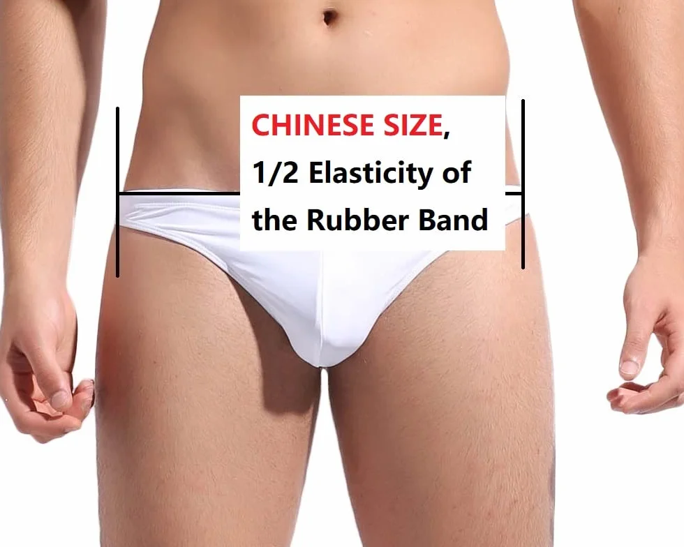 Hombre Bañador Calzoncillos Ropa de Baño Slips de Natación Bottoms para Nadar en Verano (Tipo 1 4 15 41 125 Tamaño Asiático)