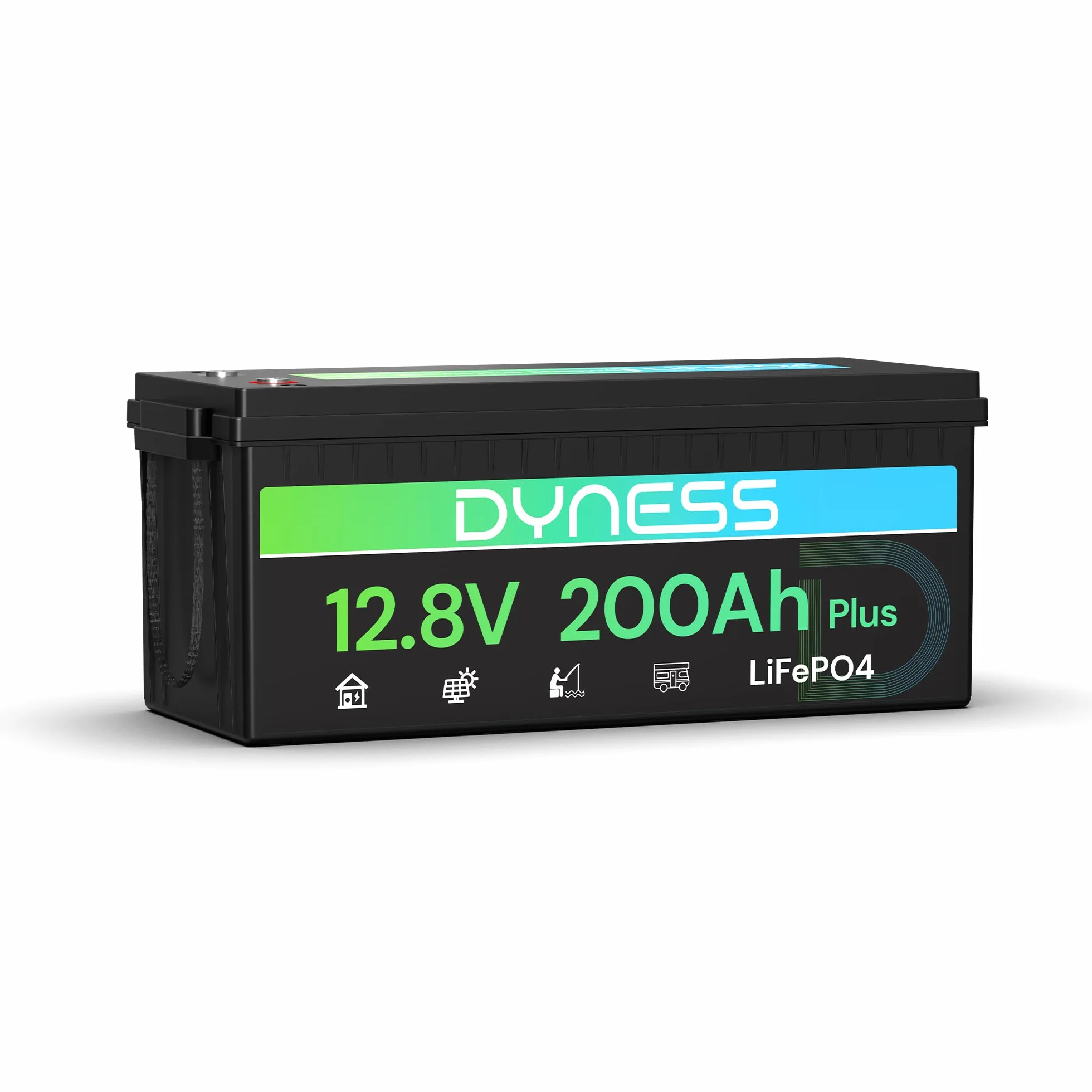 Dyness LiFePO4 Batería de Litio 12V 200Ah 2560Wh BMS 200A Ciclo Profundo Marina RV Solar