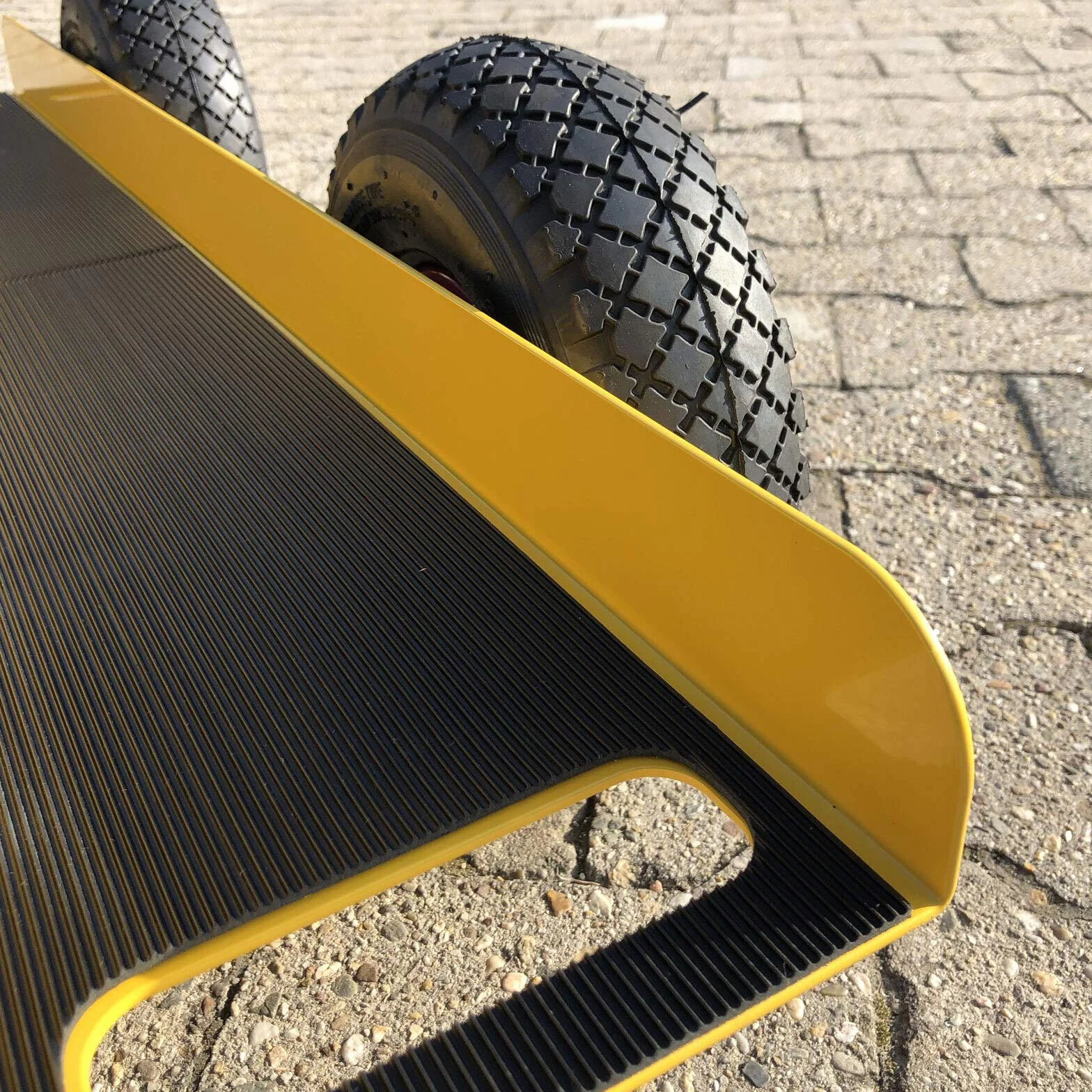 Ravendo Carro de placas 300 kg 98,5 cm 4 ruedas neumáticos de aire fabricado en Europa
