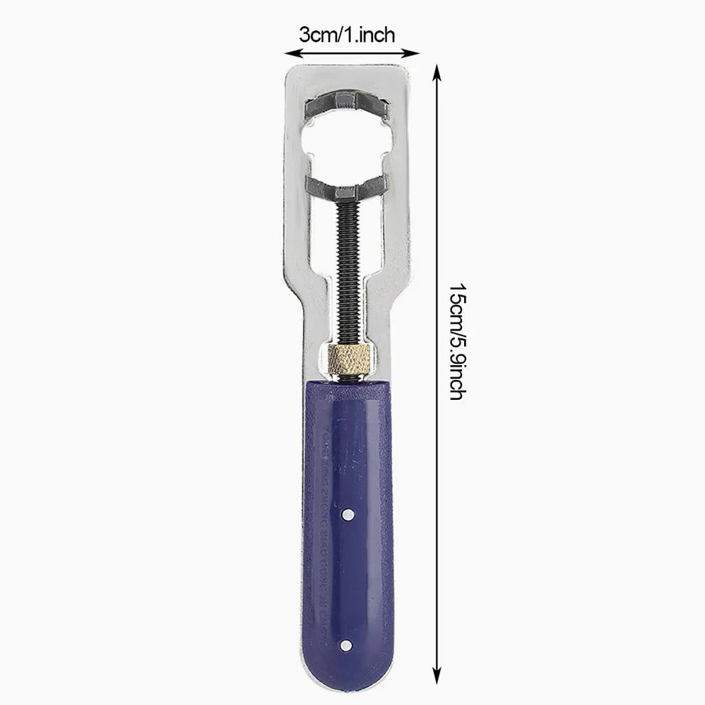 Abridor y removedor de Tapa Trasera de Reloj, Herramienta Ajustable para reparación y Cambio de Relojes, Accesorio para relojeros.
