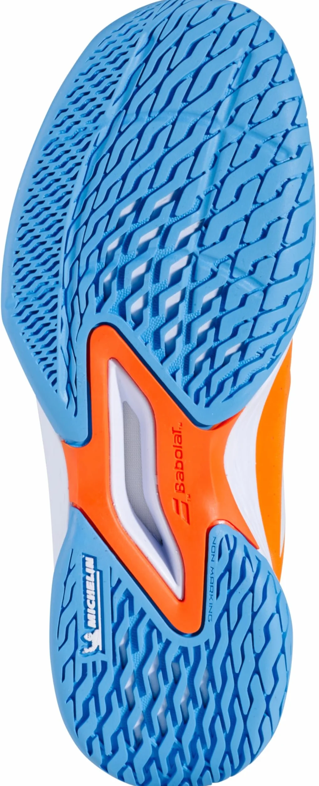 Babolat Niños Prop Jr 3 AC Zapatillas De Tenis Zapatilla Todas Las Superficies Naranja-Blanco EU Neu