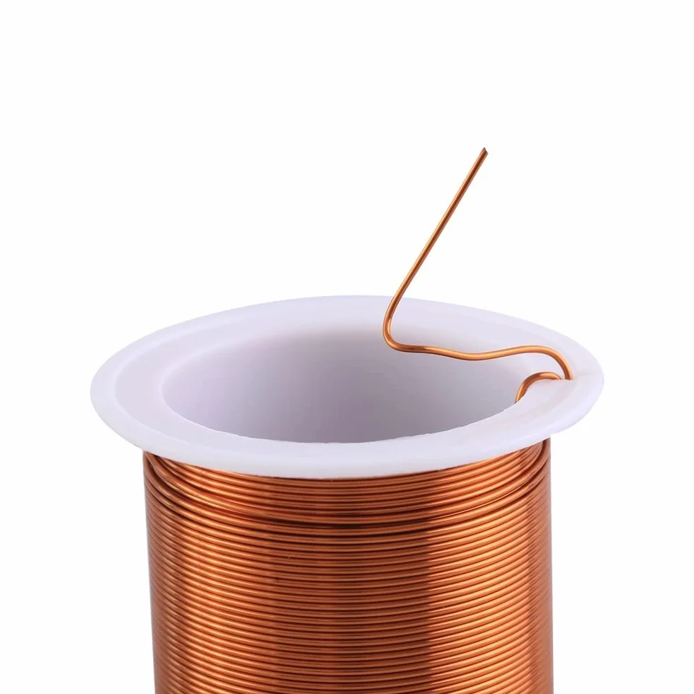 DONGKER Alambre de Cobre Esmaltado 0,7 mm x 10 m Bobina Eléctrica