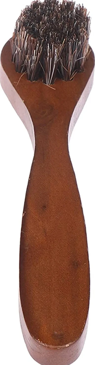 Cepillos for Zapatos for el hogar, Nuevo Cepillo de Pelo de Caballo con cerdas de Mango de Madera de 7,5 cm de Largo, pulidor de Zapatos, Suministros de Limpieza, Cepillo for Herramientas de