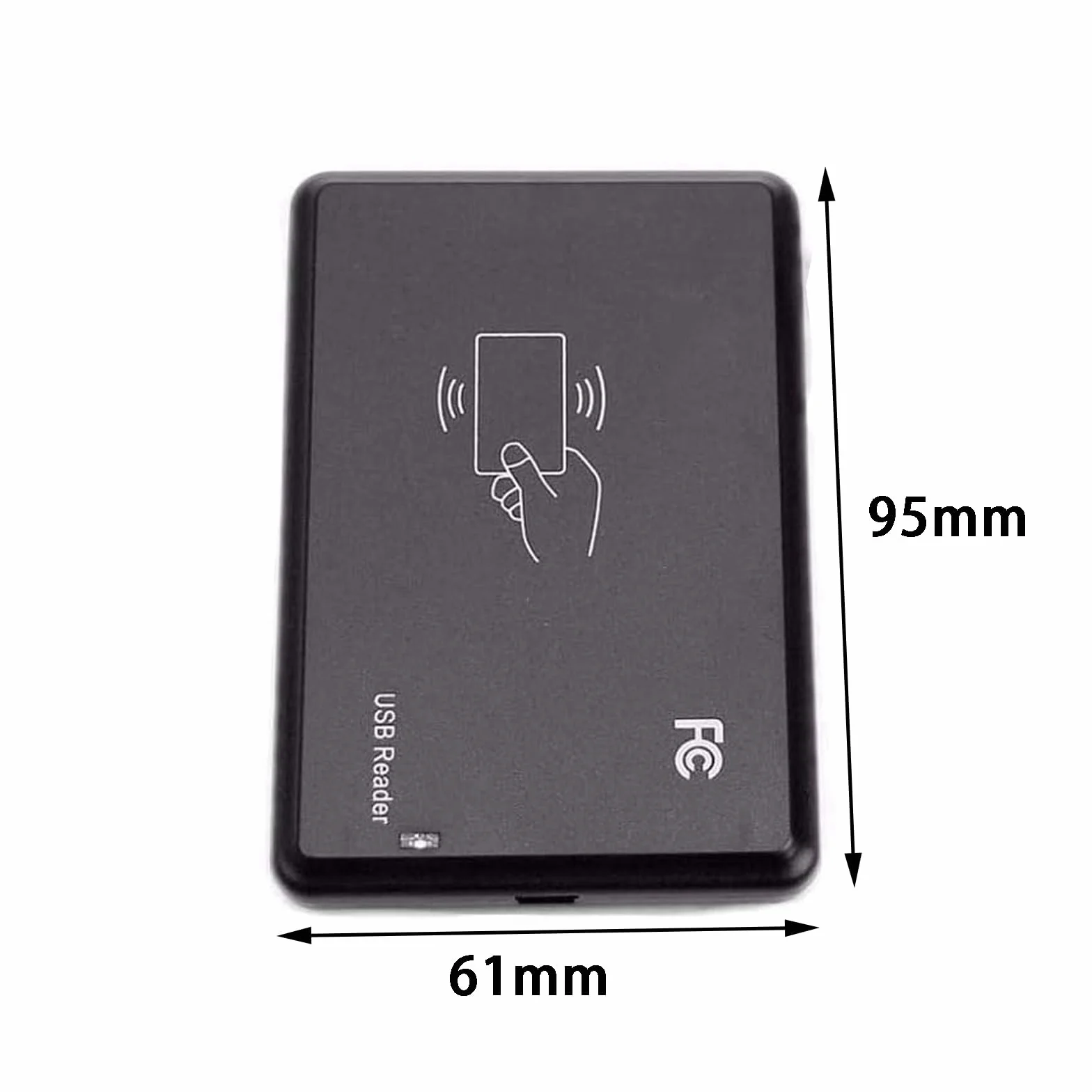 GERUI Lector RFID USB 13,56 MHz sin contacto IC tarjetas S50 S70 14443A LED