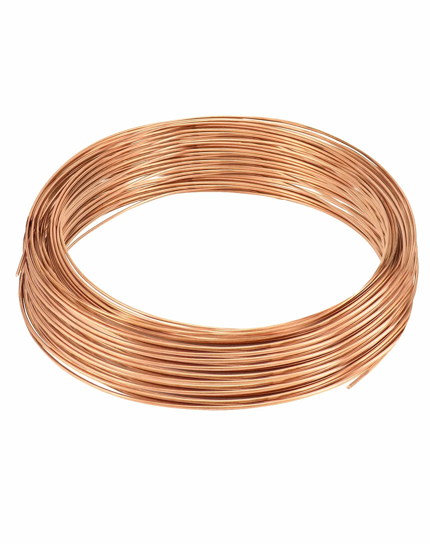 QWORK Hilo de Cobre Puro Ø2mm 10m Alambre Cu 99 DIY