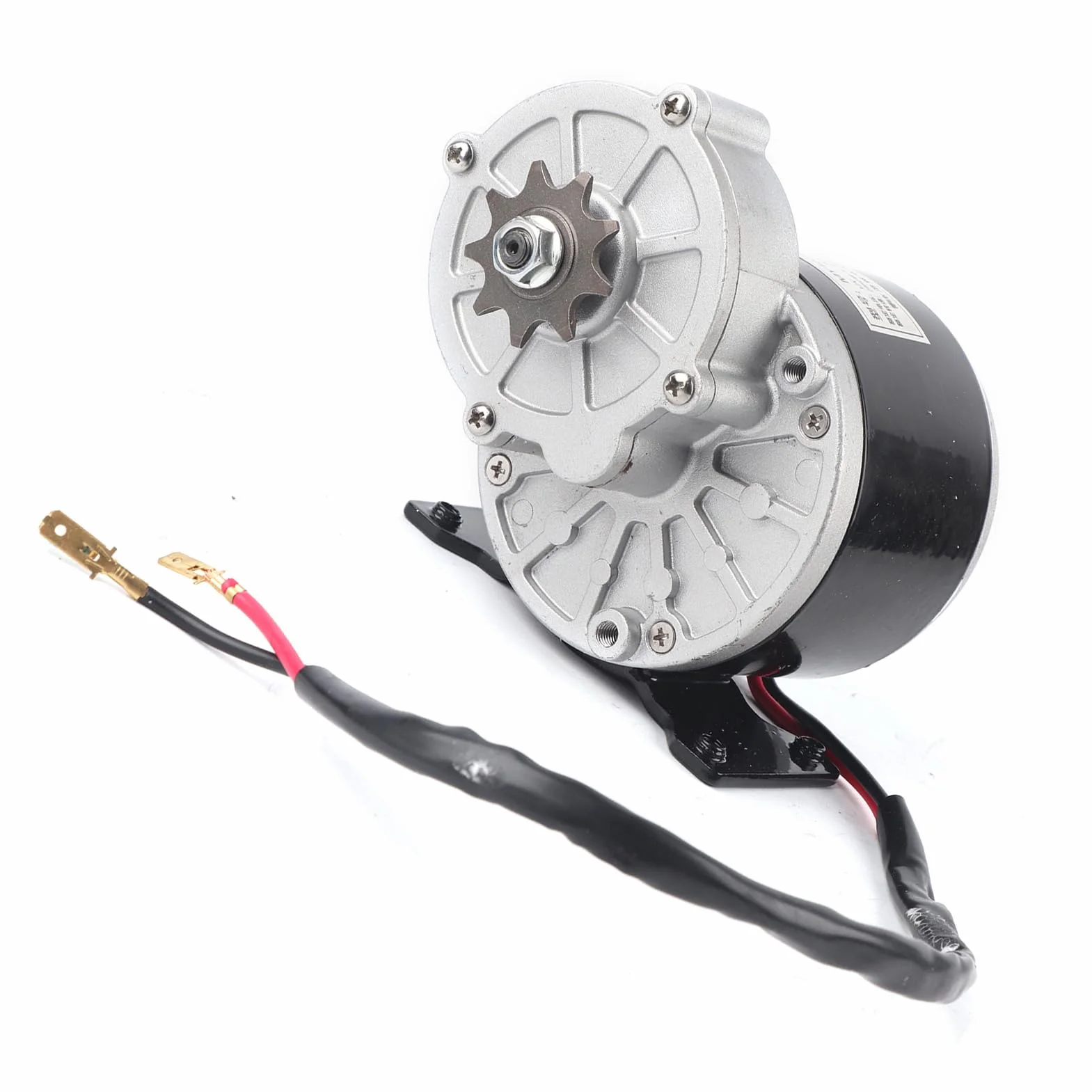 Motor eléctrico 12V 250W con caja de cambios 9 dientes para bicicleta eléctrica