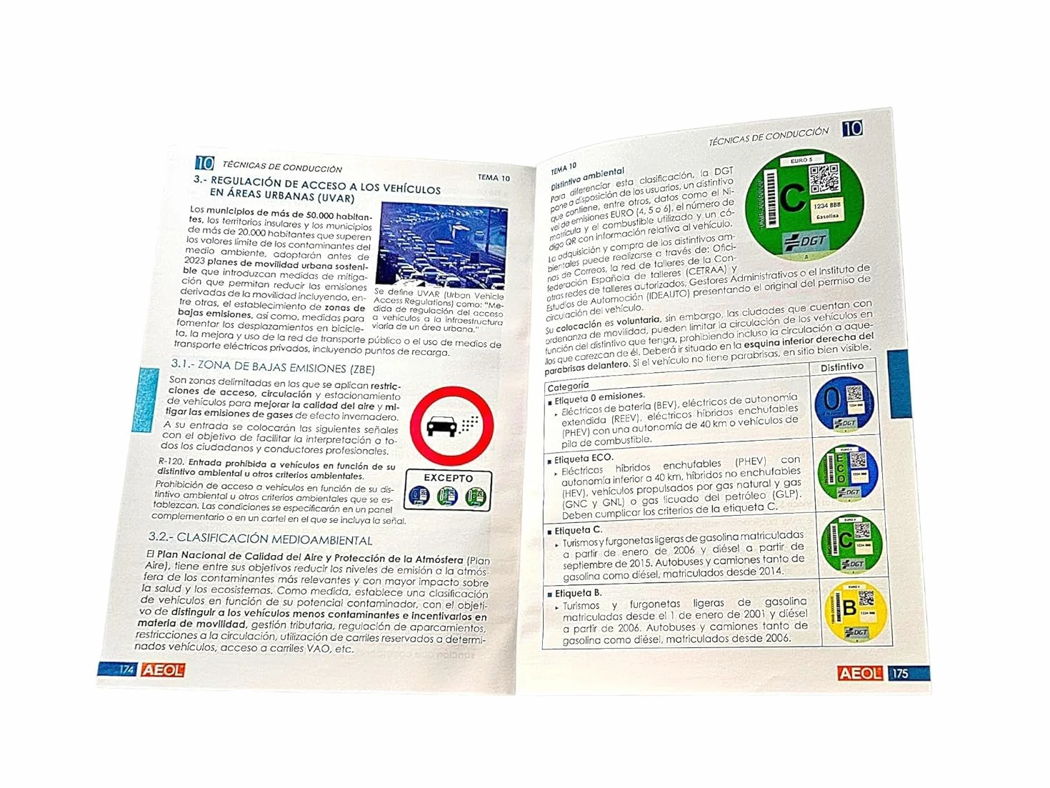 Manual Permiso de Conducir B AEOL 2026 Temario Resumido Teórica Común