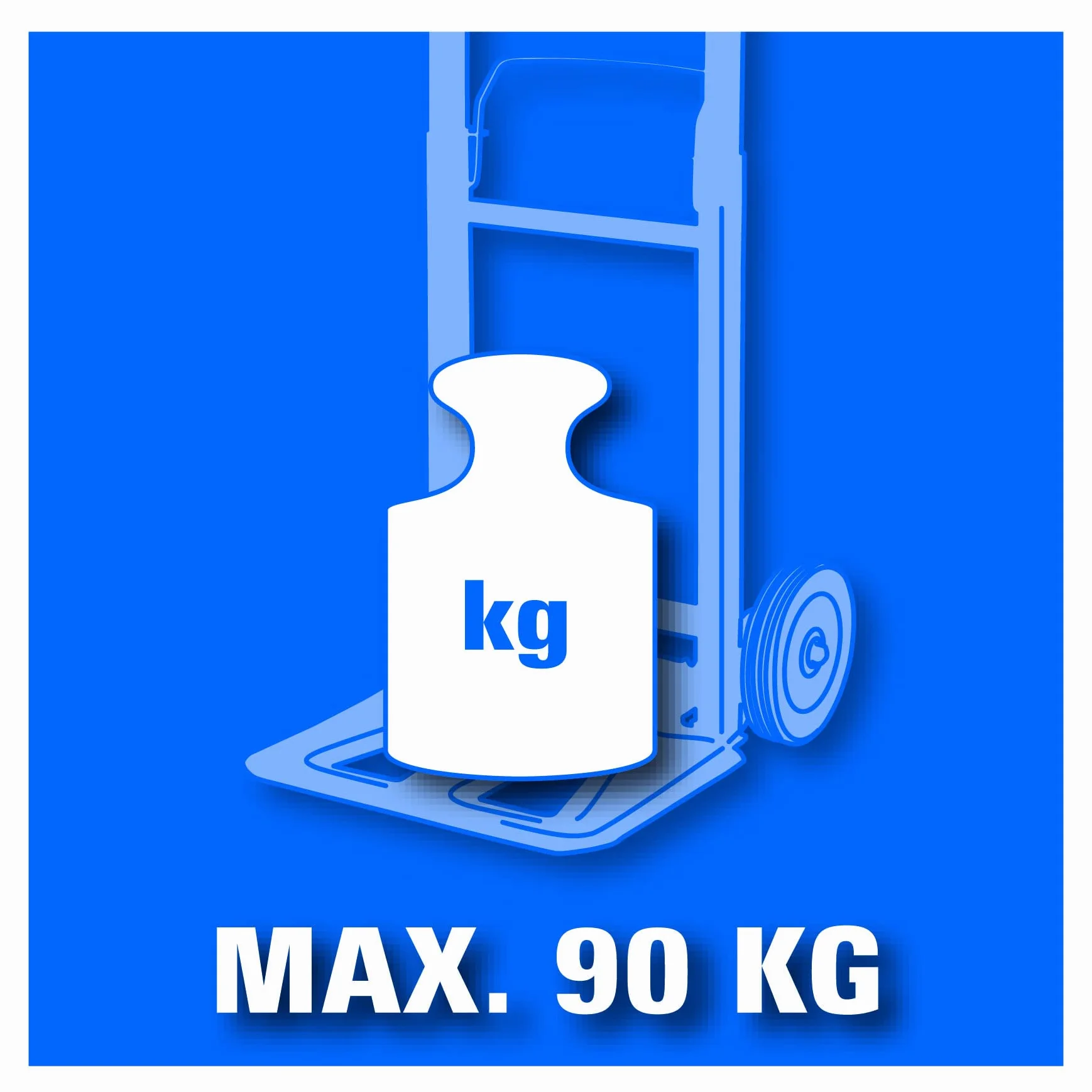 Einhell Carretilla de Mano Plegable BT-HT 90, 90 kg, Bastidor de Aluminio