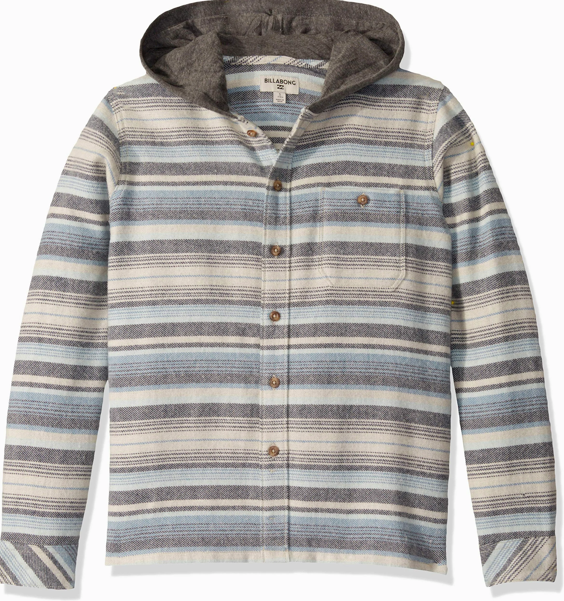 Billabong Franela Baja para niños, Piedra, Large