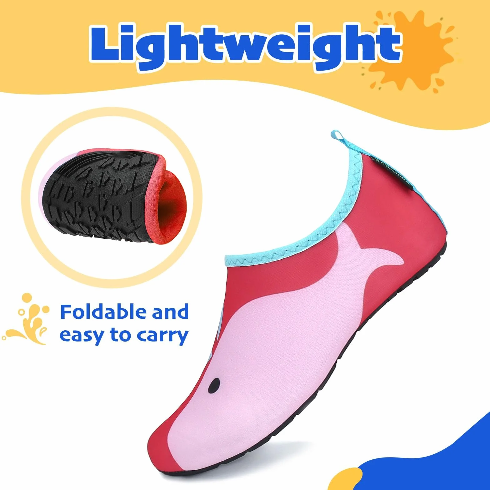 Zapatos de Agua Niños Secado Rápido Transpirable Snorkel Bucear Swim Piscina Playa