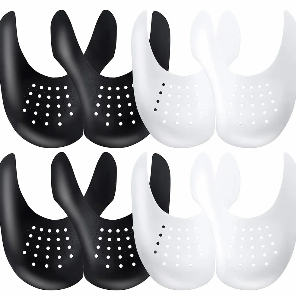 4 Pares Protectores Zapatillas Escudo de Zapatos Antiarrugas Calzado Protección Previenen Arrugas Pliegue Deporte Zapatilla