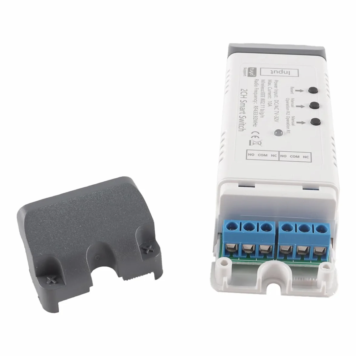 Controlador de actuador lineal eléctrico WiFi 2 canales Relé inteligente 12V 24V CC compatible con asistente de voz