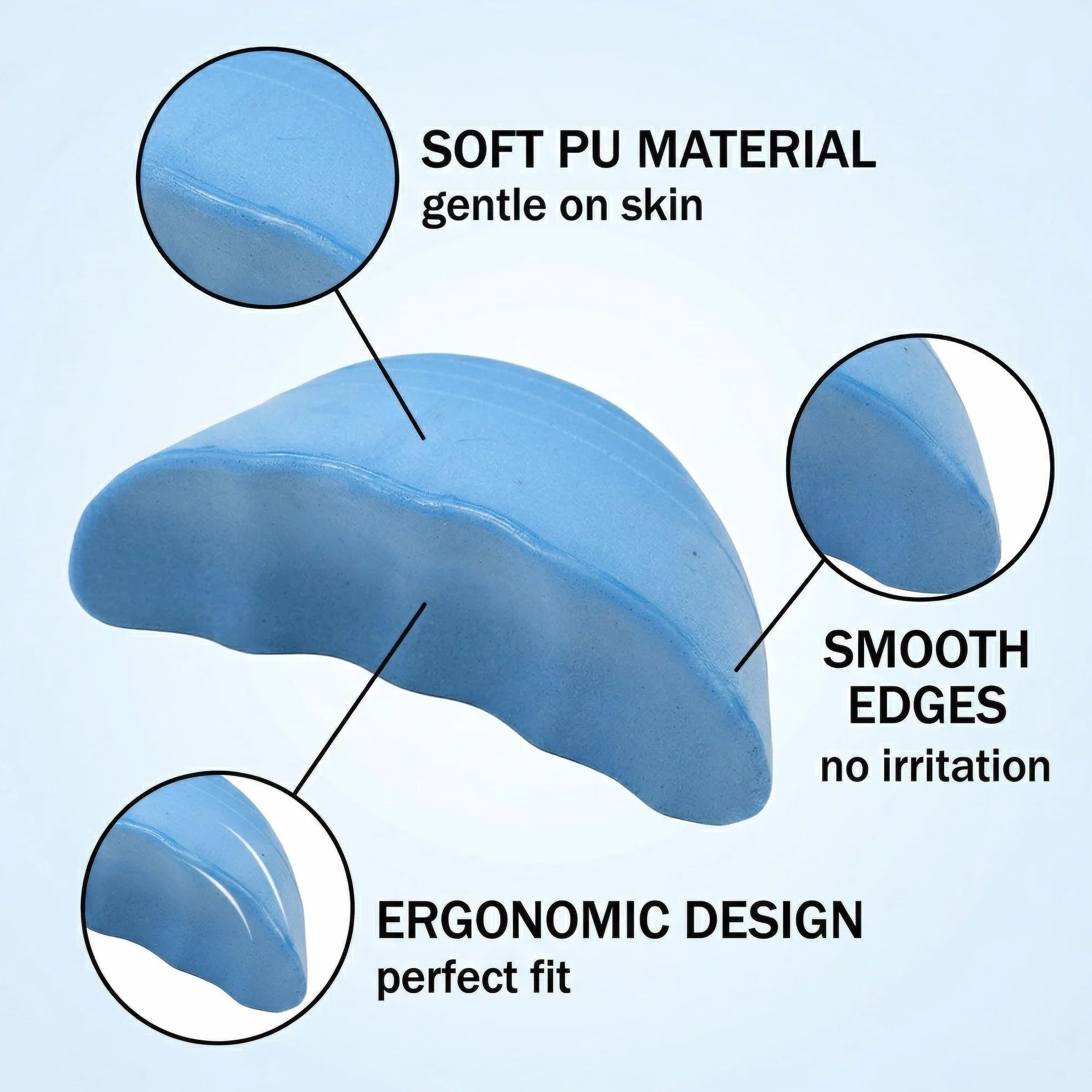 2 Pares de Relleno para Zapatos Grandes Ajustador de Talla de Calzado Reutilizable Almohadillas Suaves para Puntera de Calzado Holgado para Arco Plantar