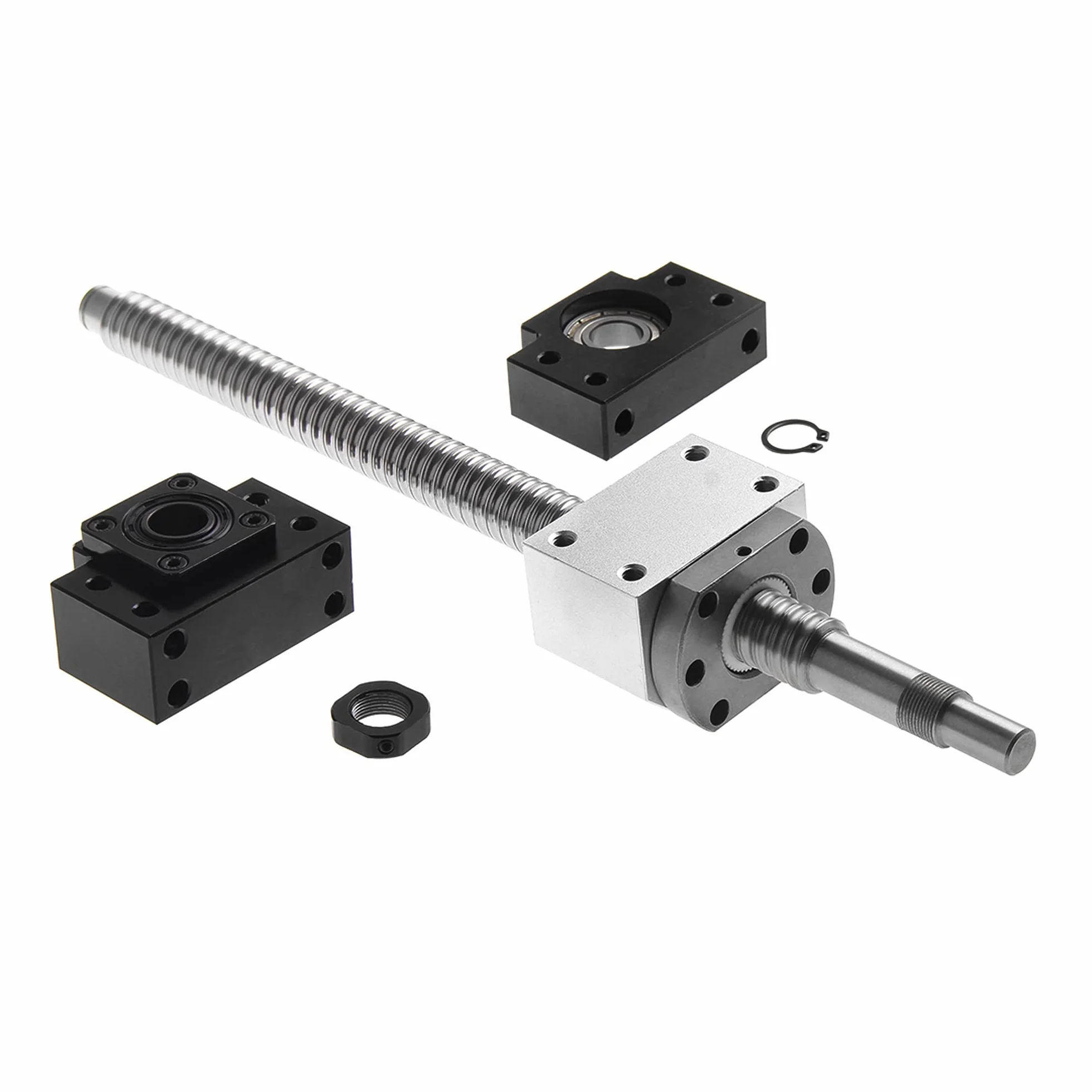 CNCMANS SFU1204 Bola Husillo Juego 250mm BK10 BF10 DSG12H CNC Grabado Máquina