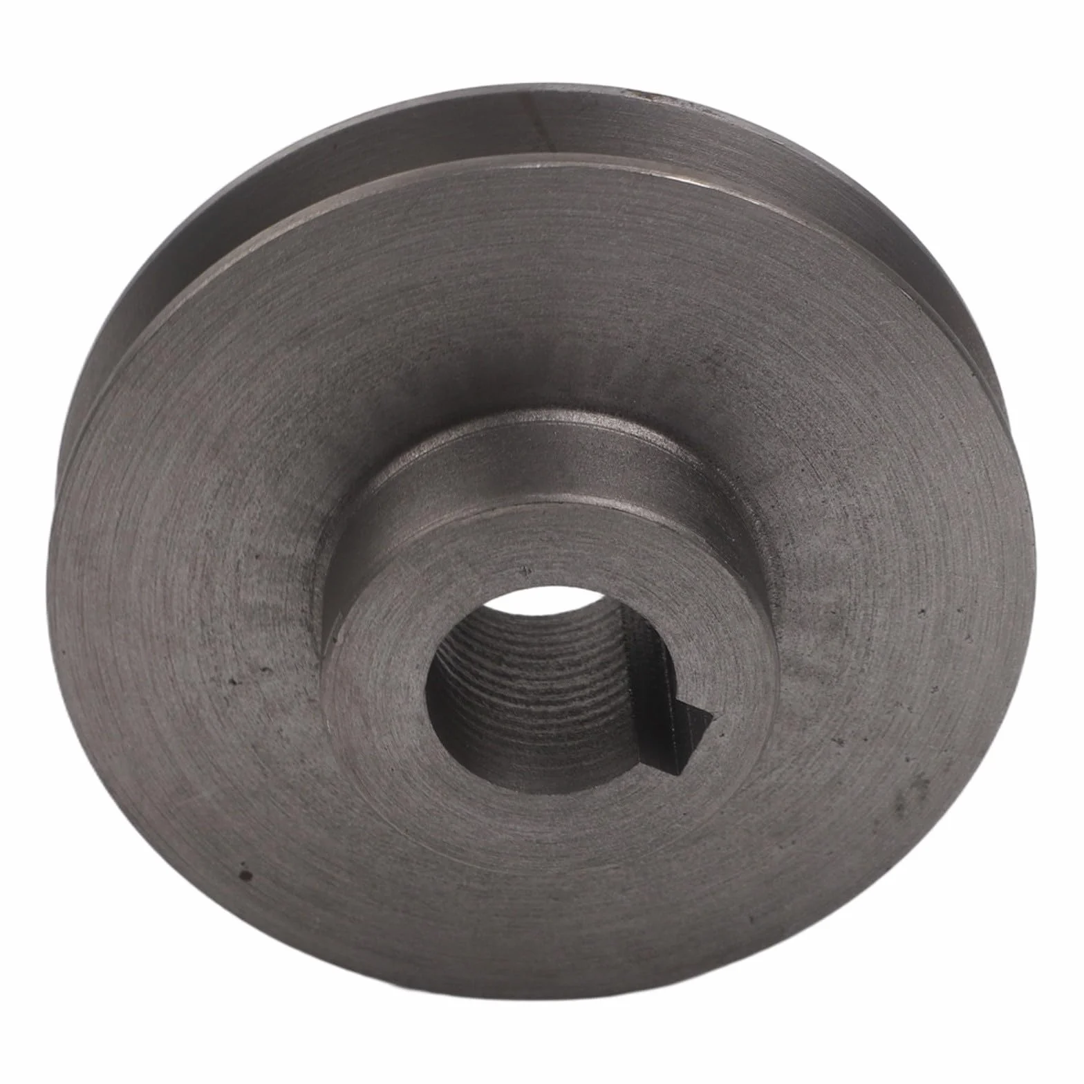 Polea de transmisión de hierro fundido, una ranura, correa trapezoidal, 24x100