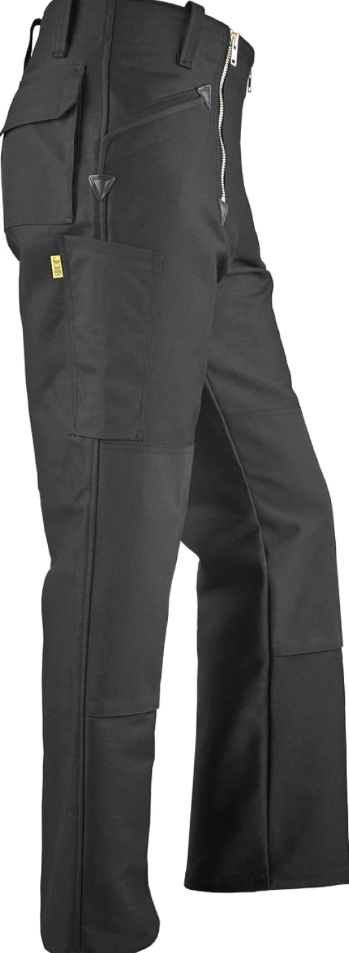 Job Uncool - Pantalones de trabajo (doble piloto/teflón) con equipamiento Cordura