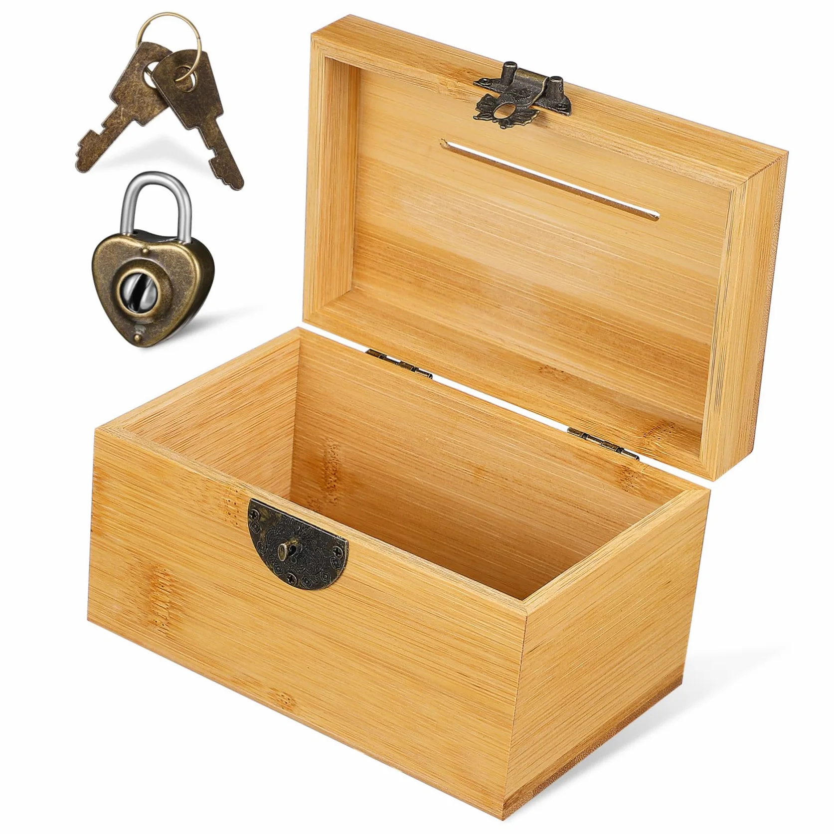 Caja de Almacenamiento de de Madera con Cerradura para Organizador Decorativo para y Pequeño Diseño con para de Cumpleaños y Celebraciones