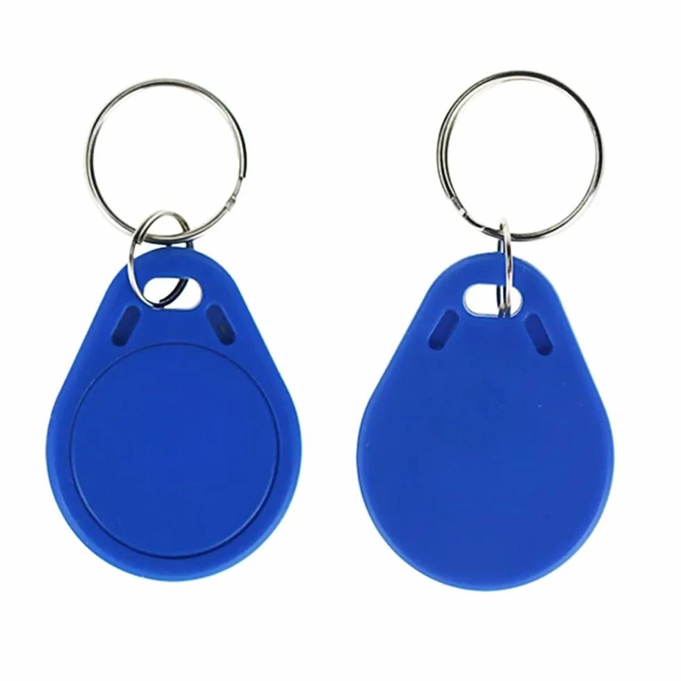 HERNAS 100 llaves UID regrabables tarjetas RFID Mi-Fare 1K S50 control acceso ABS 13.56 MHz