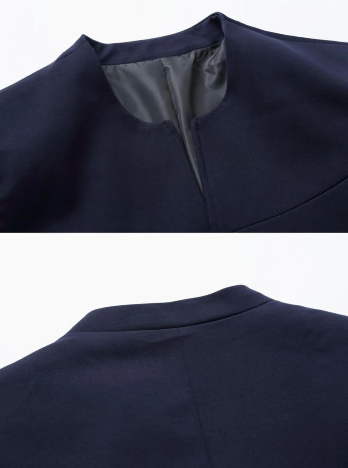 Blazer para Hombre Abrigos Deportivos Casuales Cuello Mandarín Blazer de Botonadura Simple Chaquetas de Traje Formal Elegantes Casuales de Ajuste Delgado con Bolsillos para Trabajo de of