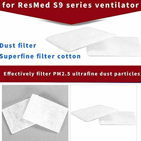 Bayda 30Pcs Filtros de Aire Desechables Universales para ResMed AirSense 10 AirCurve10 S9