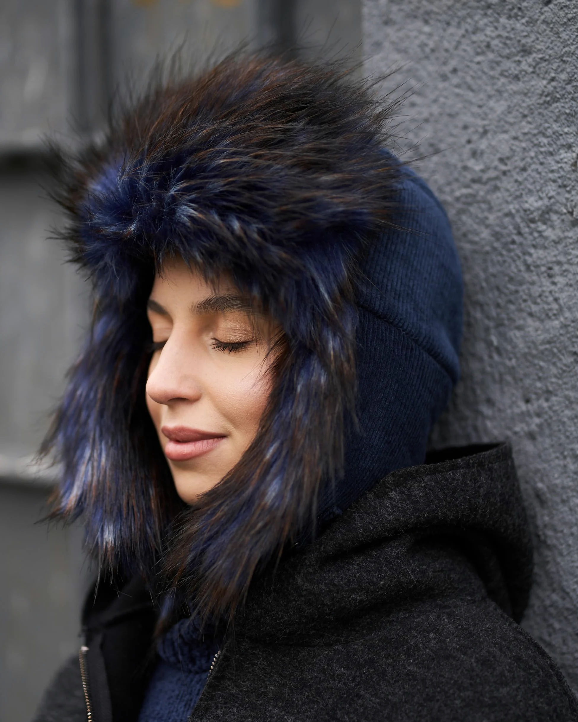 Futrzane Gorro Ushanka de Pana - Gorra con Orejeras Mujer - Sombrero con Piel