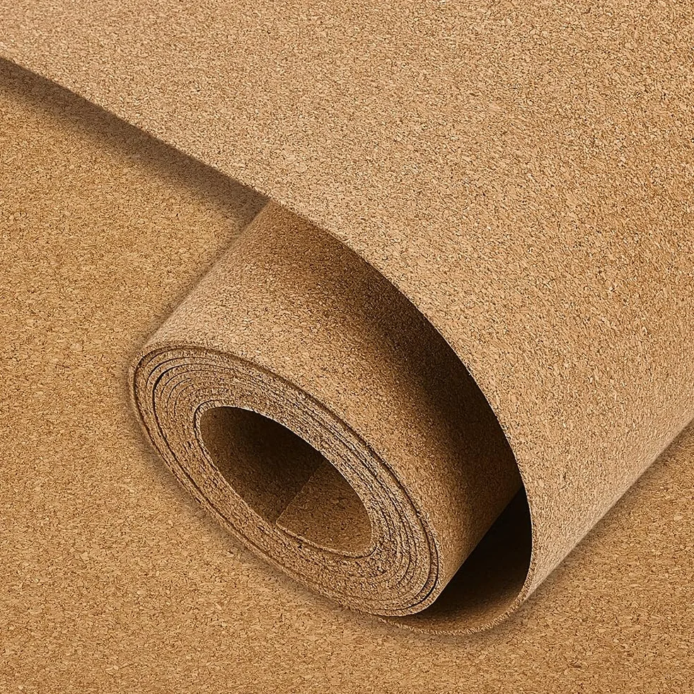 OLYCRAFT Rollo corcho natural 40 cm x 3 m tablón anuncios 2 mm grosor hoja corcho decoración paredes oficina
