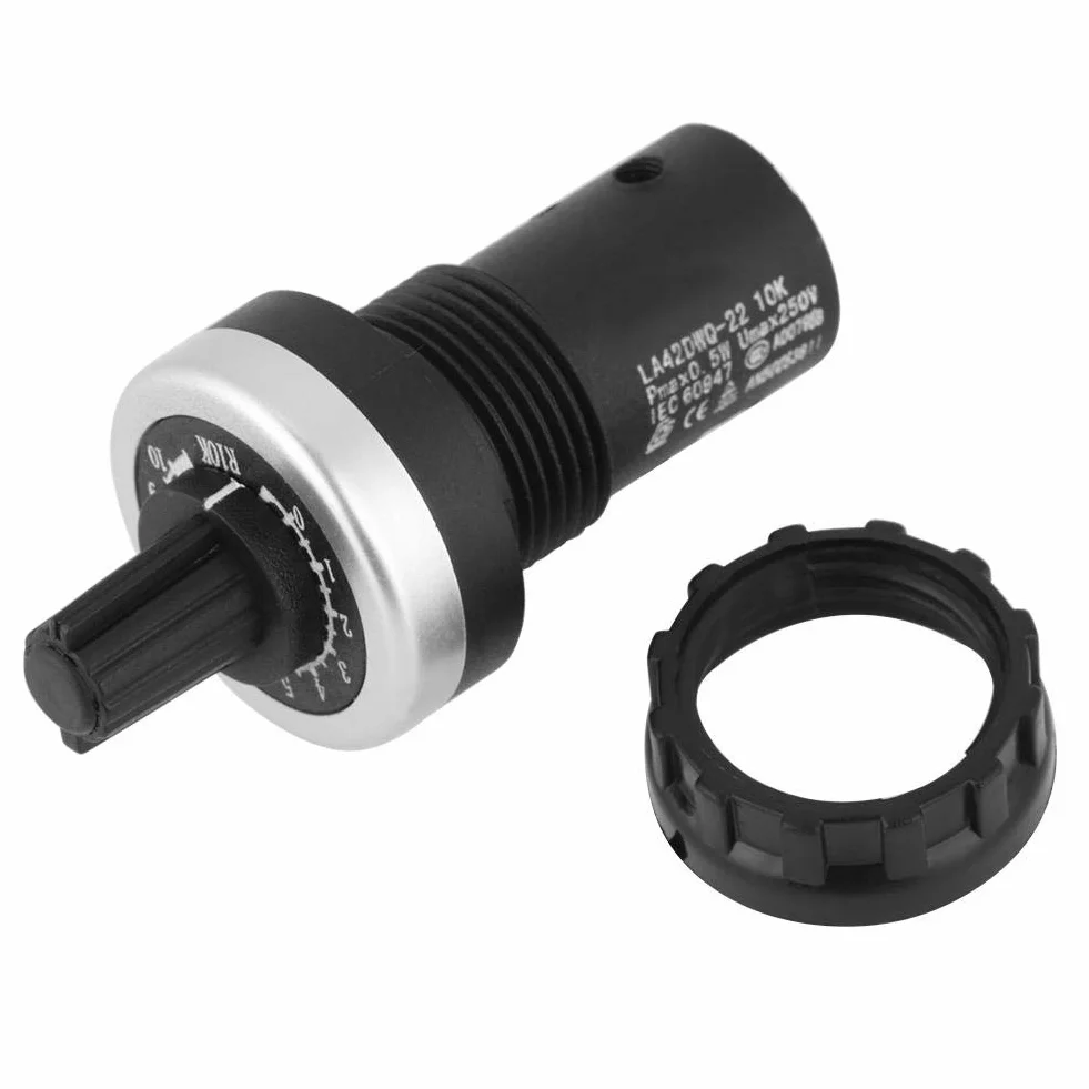 Variador de velocidad VFD 10k Potenciómetro Montaje en panel