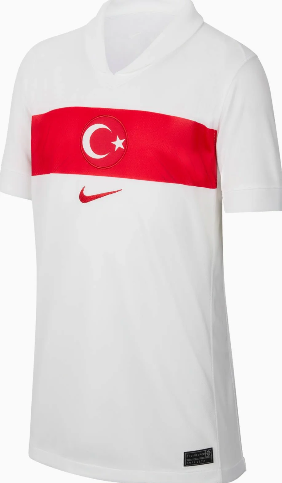 NIKE Primera Equipación Stadium Turquía 2024/25 Camiseta de Fútbol Replica Dri-fit - Niño/A Shirt Unisex niños (Pack de 1)