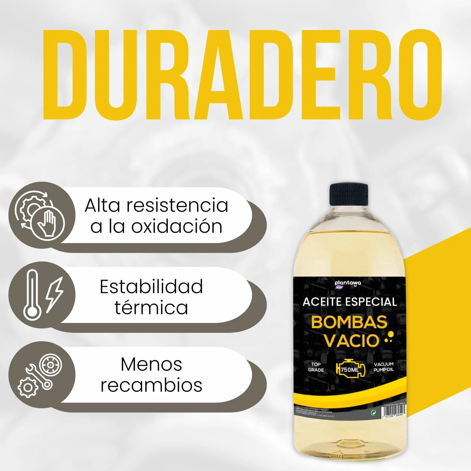 Aceite para Bomba de Vacío 750ml Universal para Todas las Bombas