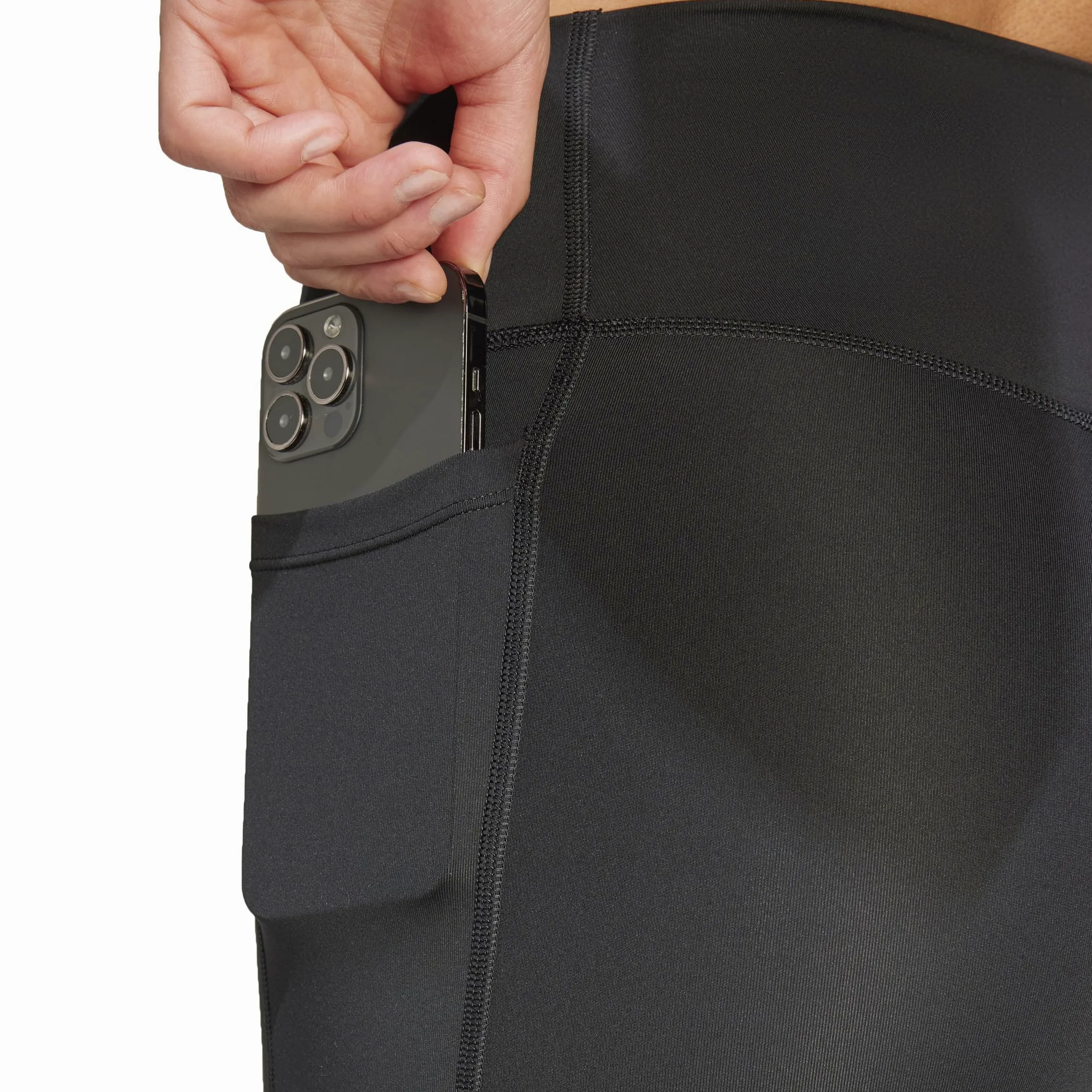 Adidas Mujer Optime Essentials Stash Pocket 7inch Short Leggings