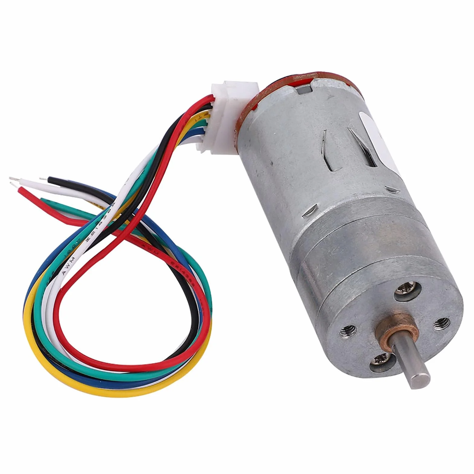 DC 12V Motorreductor Encoder 65mm Caja de Cambios Magnética Kit de Ruedas Full Metal Para Smart Car Robot 500RPM