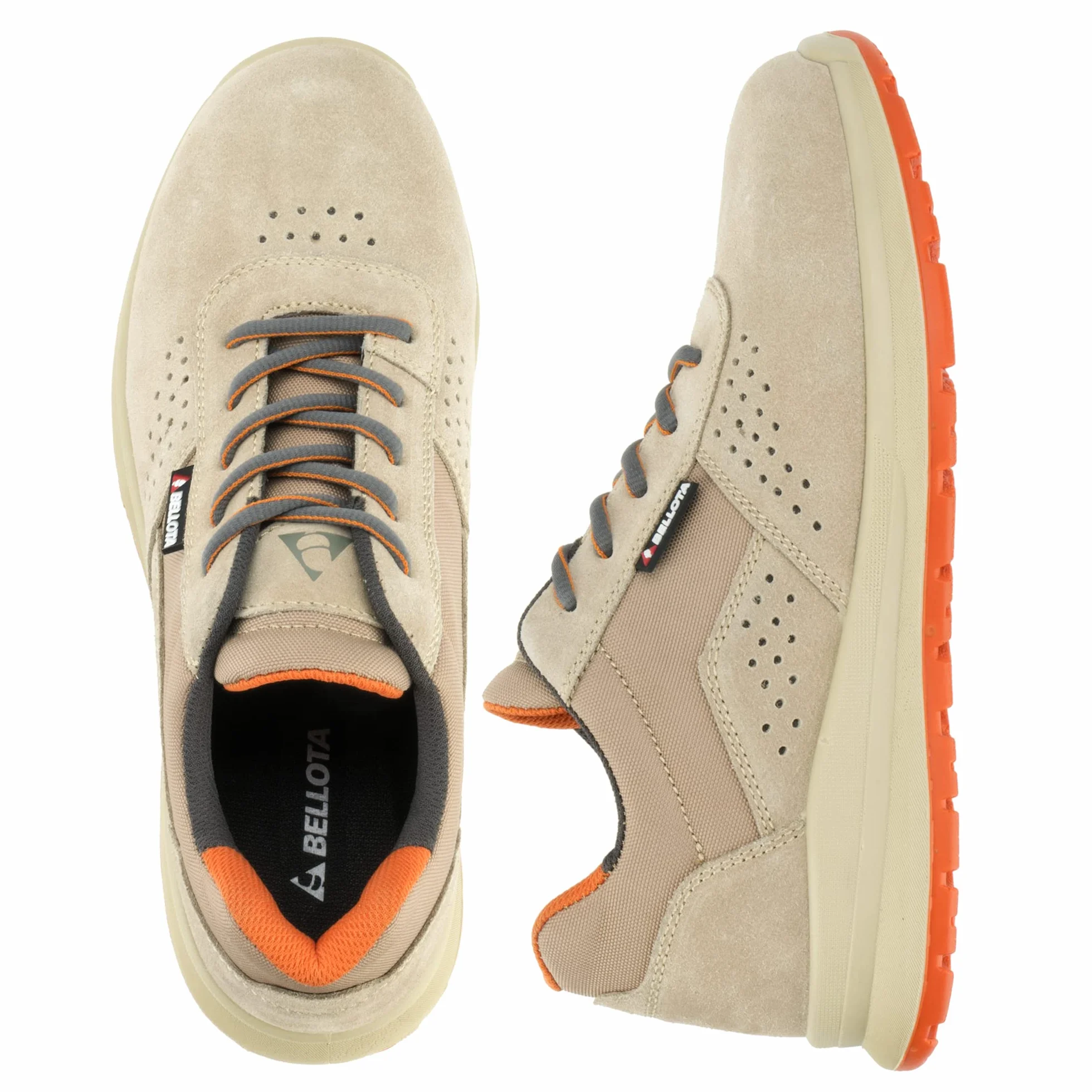 Bellota FTW3050S1P - Zapato de Seguridad Core S1P de Hombre y Mujer de Piel Serraje Transpirable, Ligero y Resistente a Golpes y Rozaduras