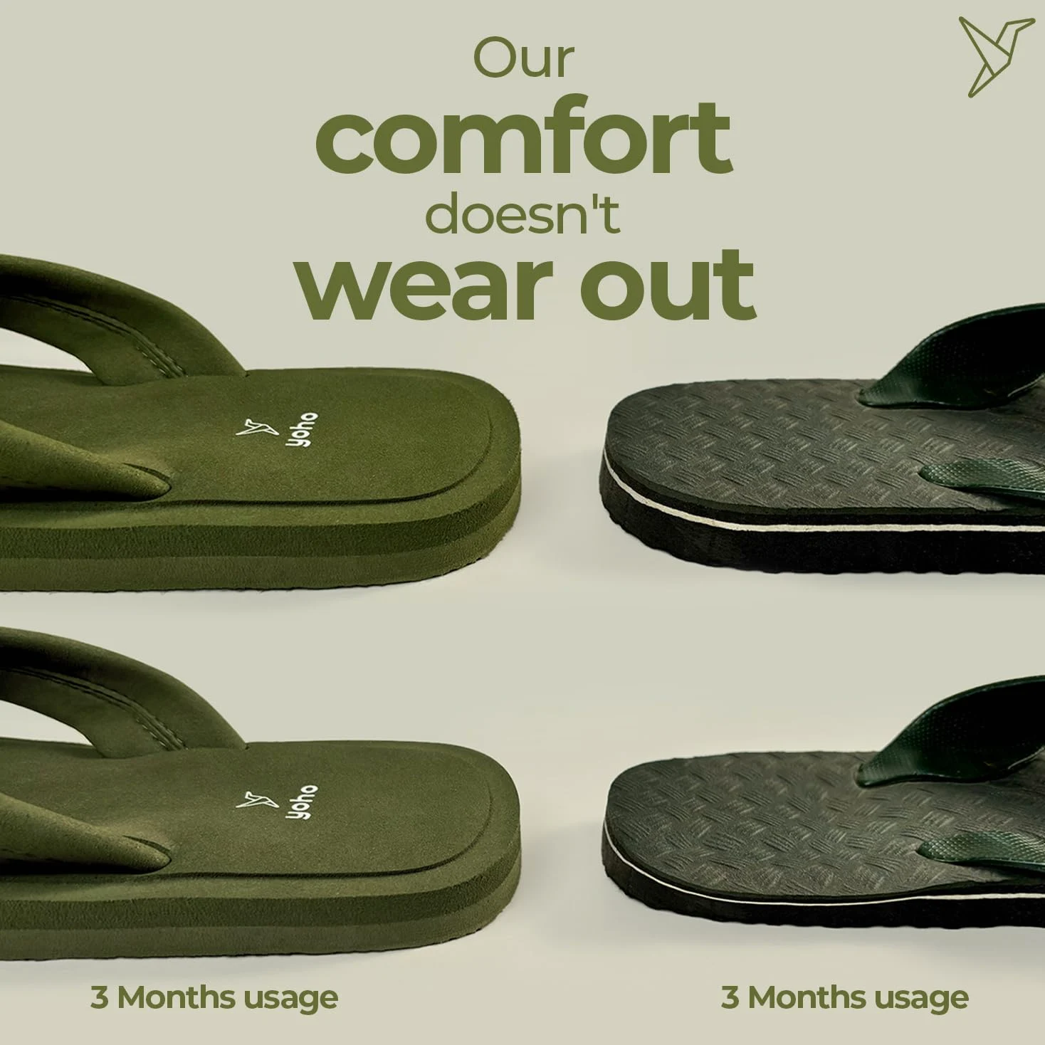 YOHO Bubbles - Pantuflas Ortho para hombre, suaves, cómodas y elegantes en colores emocionantes, ligeras, antideslizantes, uso diario Chappal