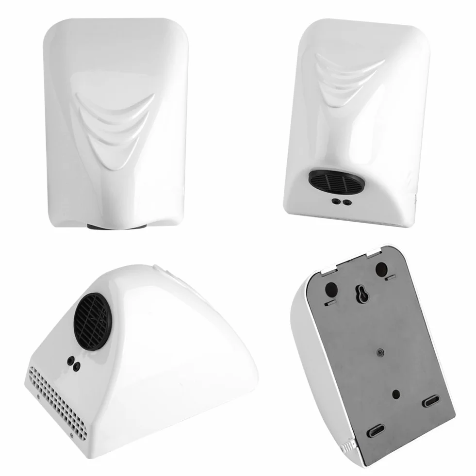Secadora de Manos Eléctrica con Sensor Automático 600W Montaje en Pared para Hotel Centro Comercial