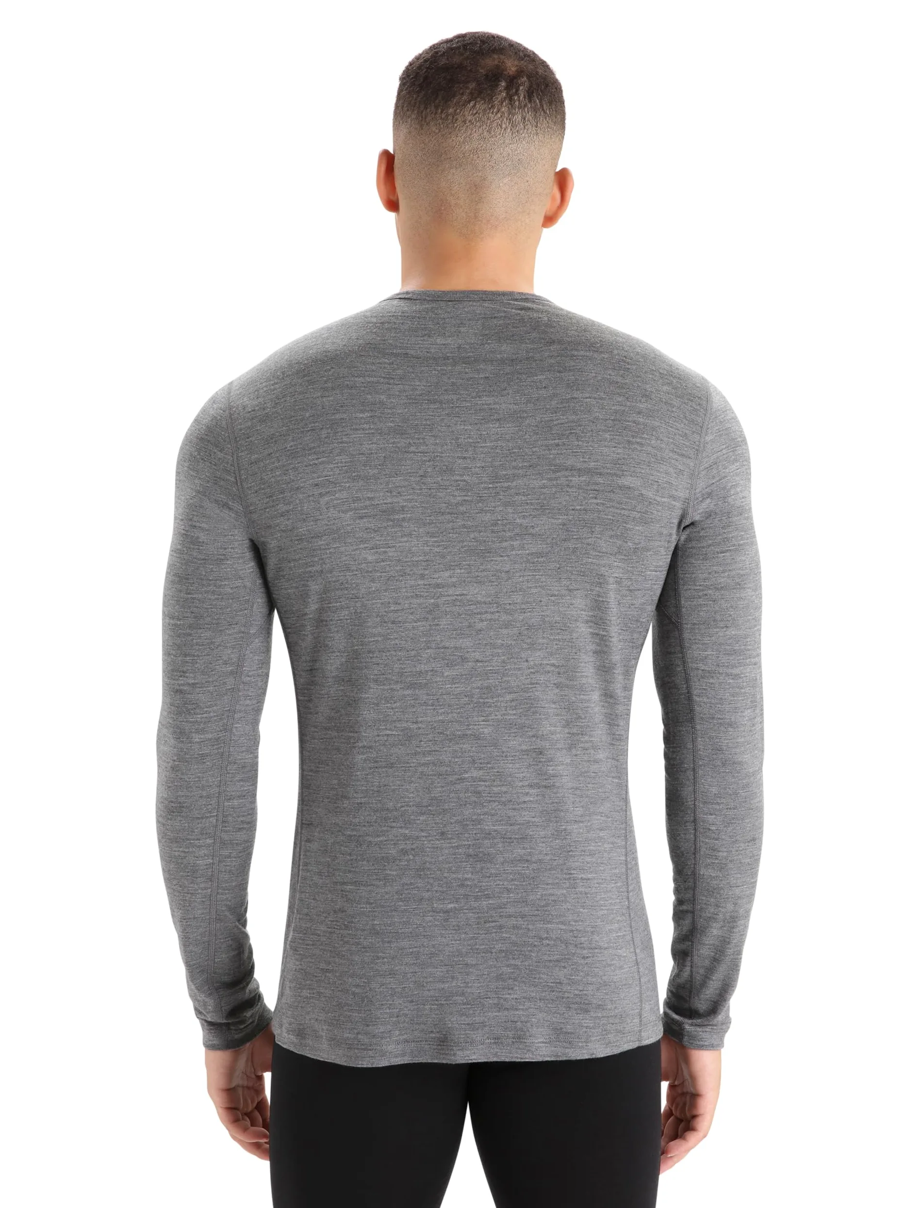 Icebreaker 200 Oasis Camiseta Térmica de Manga Larga para Clima Frío Capa Base Hombre (Pack de 1)