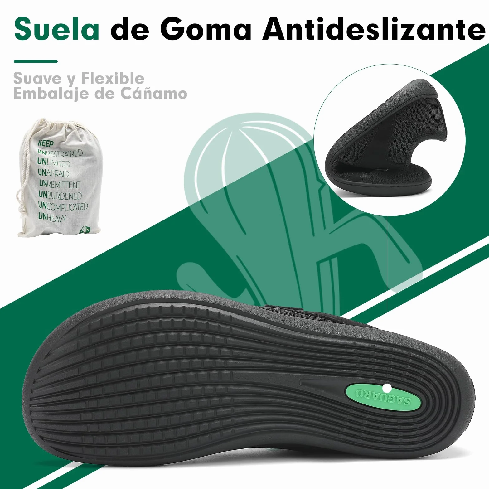 SAGUARO Luck I Minimalistas Zapatillas Unisex Barefoot 36-48