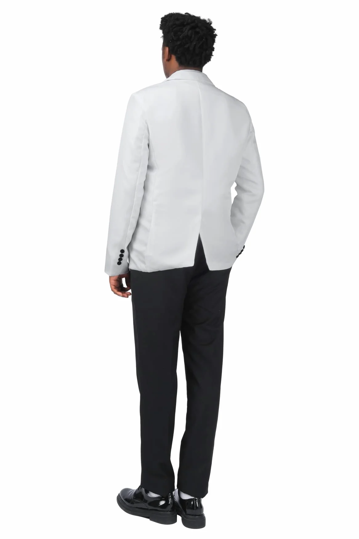 YOUTHUP Blazer deportivo casual para hombre, ligero, ajuste regular, 1 botón, chaqueta de traje de negocios