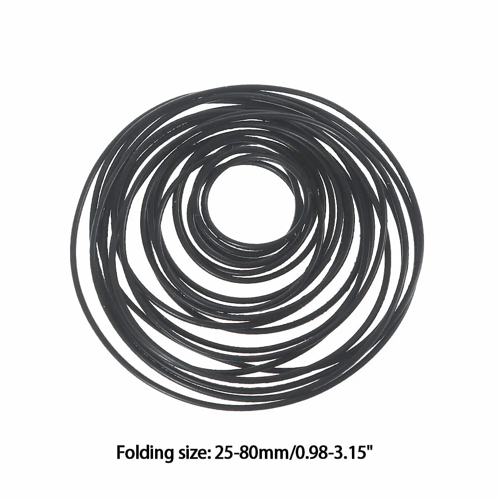 Goma de silicona banda polea transmisión motor redondo 1x1mm 20 unids DIY juguete módulo coche