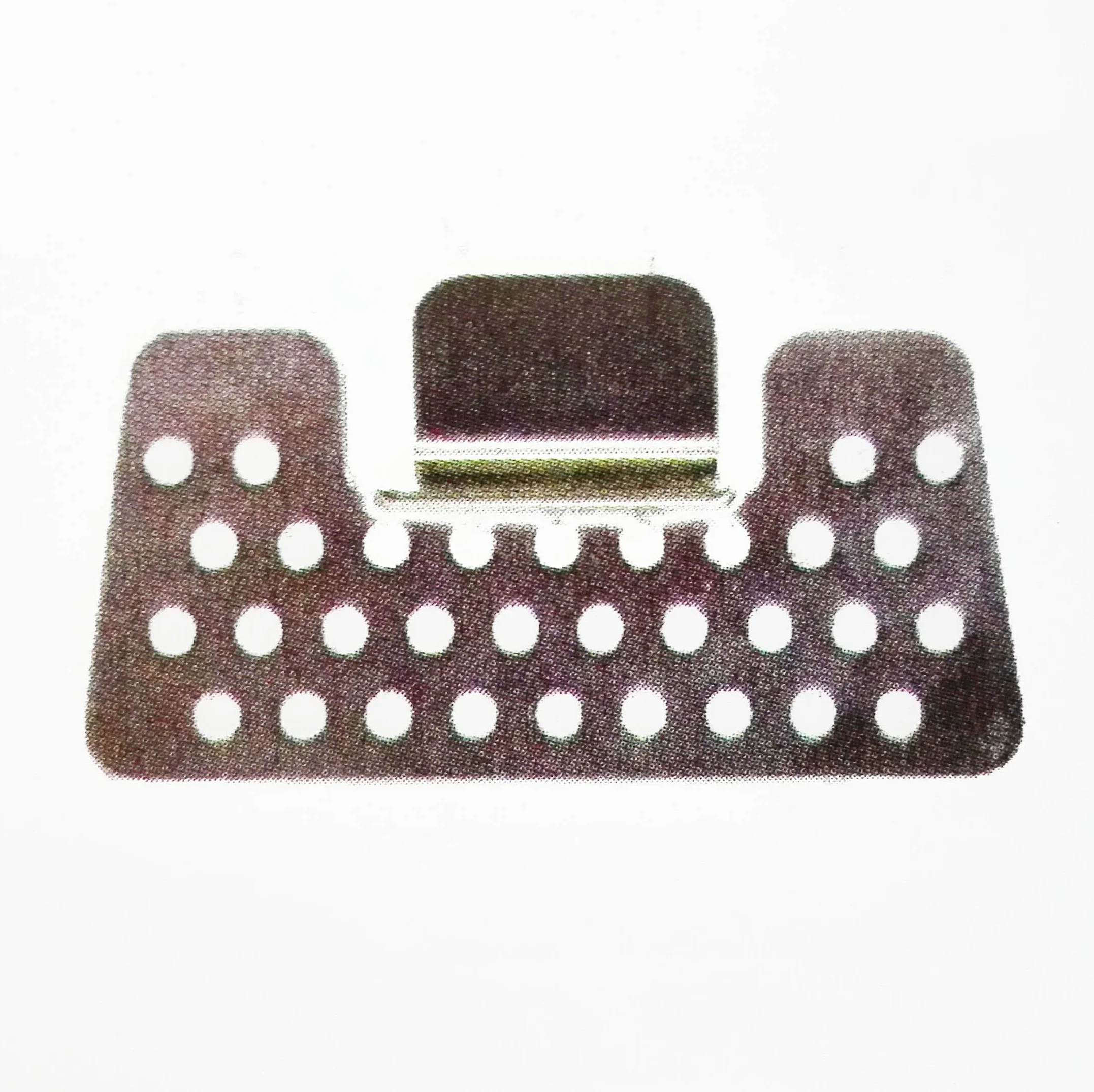 MONTSERRAT Rejilla URINARIO INOX 90 mm x 48 mm Pack 6