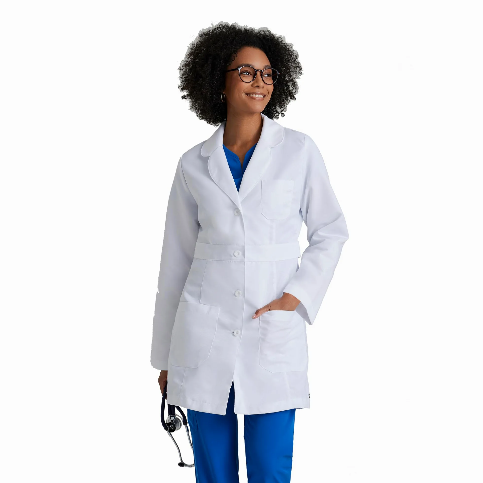 Grey's Anatomy 4481 34" Women's Lab Coat White L