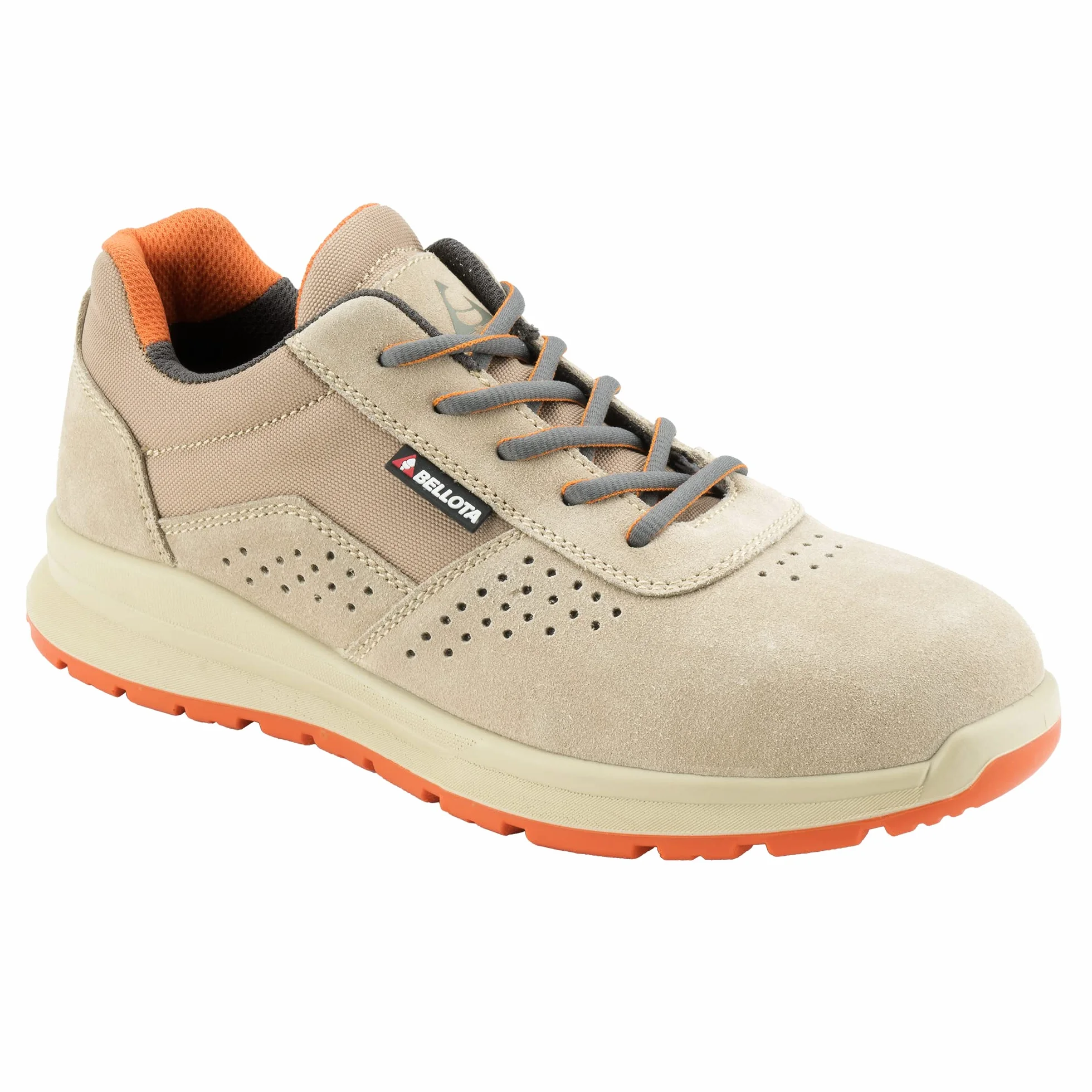 Bellota FTW3050S1P - Zapato de Seguridad Core S1P de Hombre y Mujer de Piel Serraje Transpirable, Ligero y Resistente a Golpes y Rozaduras