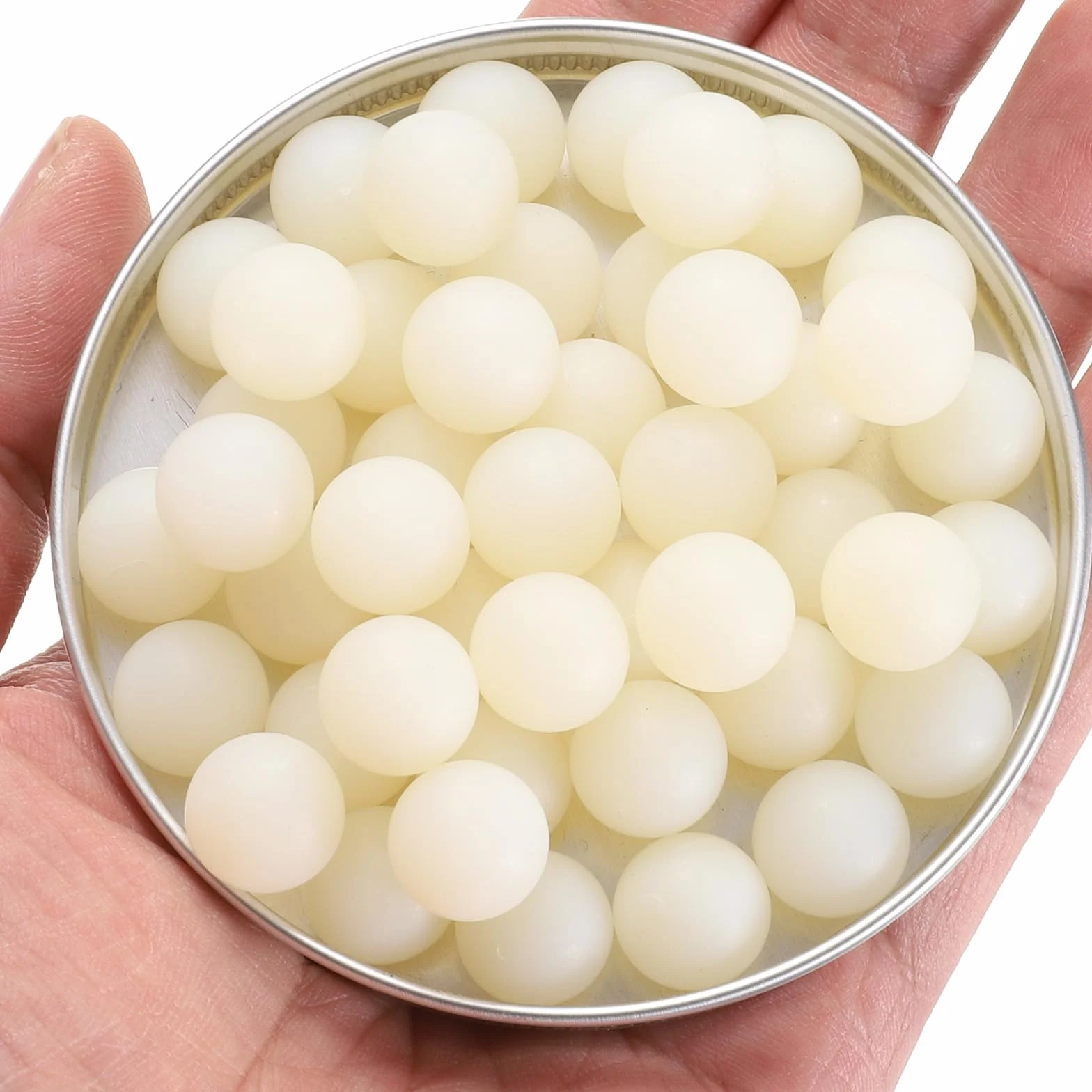 QUARKZMAN 50 Piezas Bolas Rodamiento Nylon Plástico Sólido 1/2" (12.7mm) Precisión