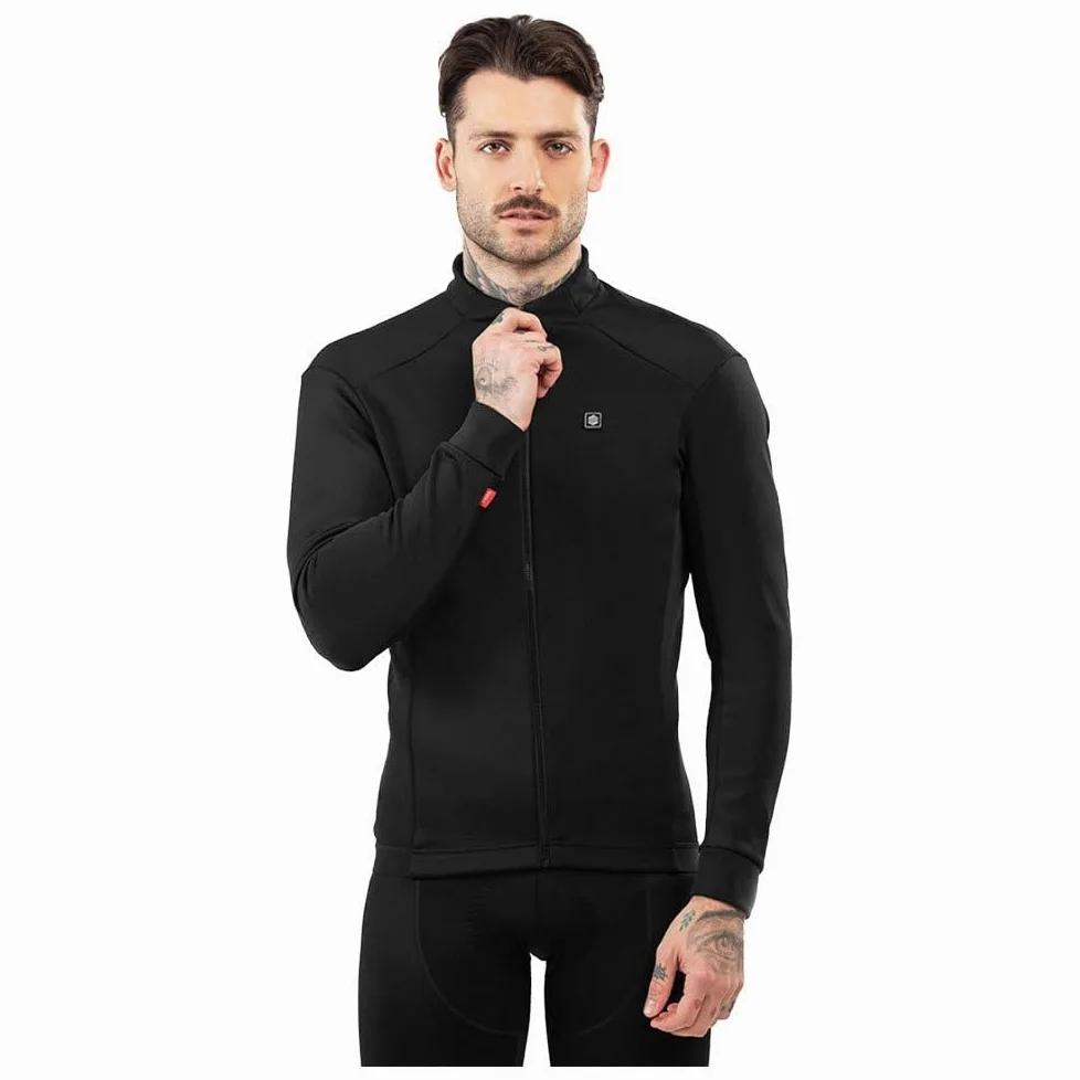 SIROKO - Chaqueta de Ciclismo J1 Furkapass - L - Negro
