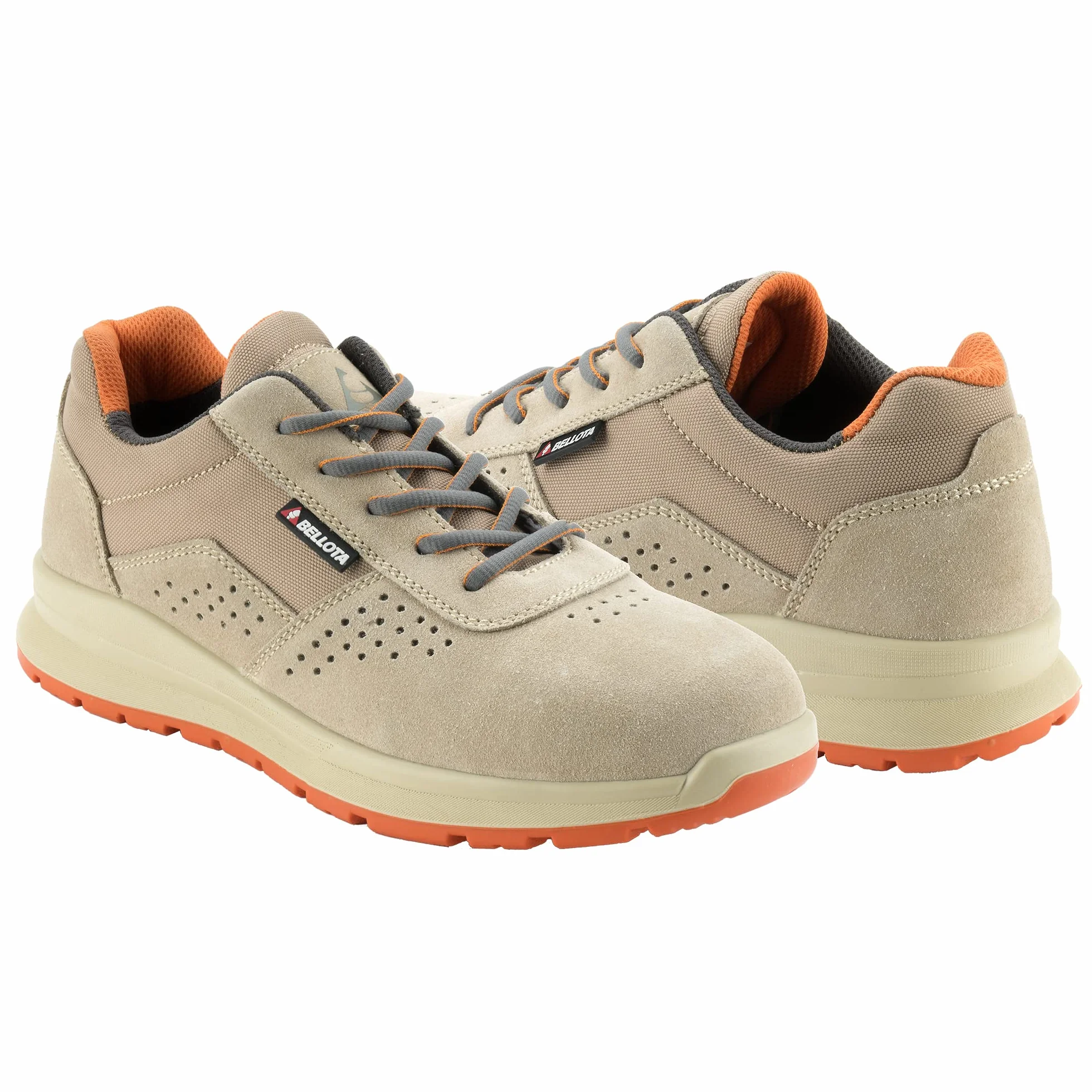 Bellota FTW3050S1P - Zapato de Seguridad Core S1P de Hombre y Mujer de Piel Serraje Transpirable, Ligero y Resistente a Golpes y Rozaduras