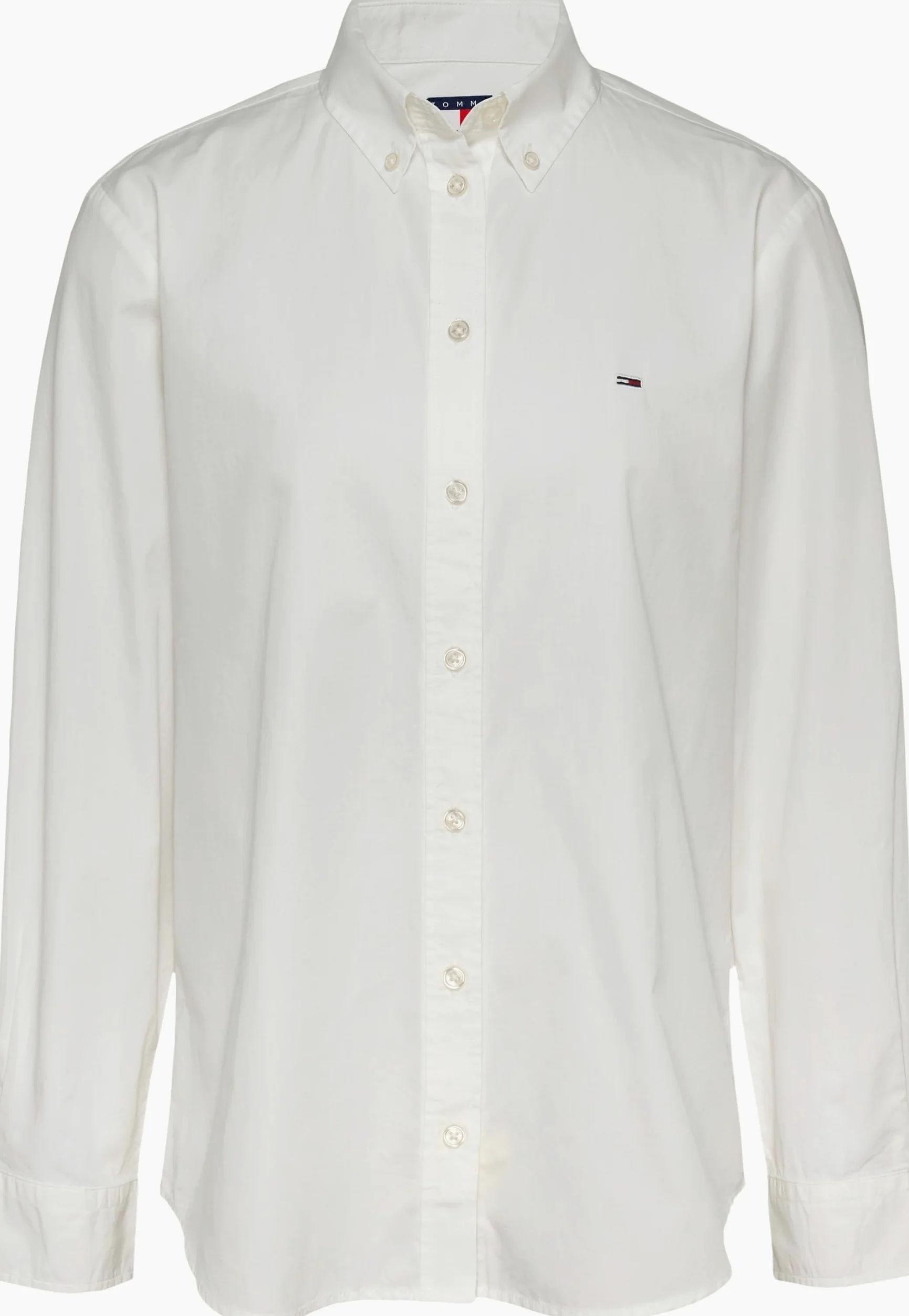 Tommy Jeans Camisa Mujer Pinstripe Poplin Regular Fit