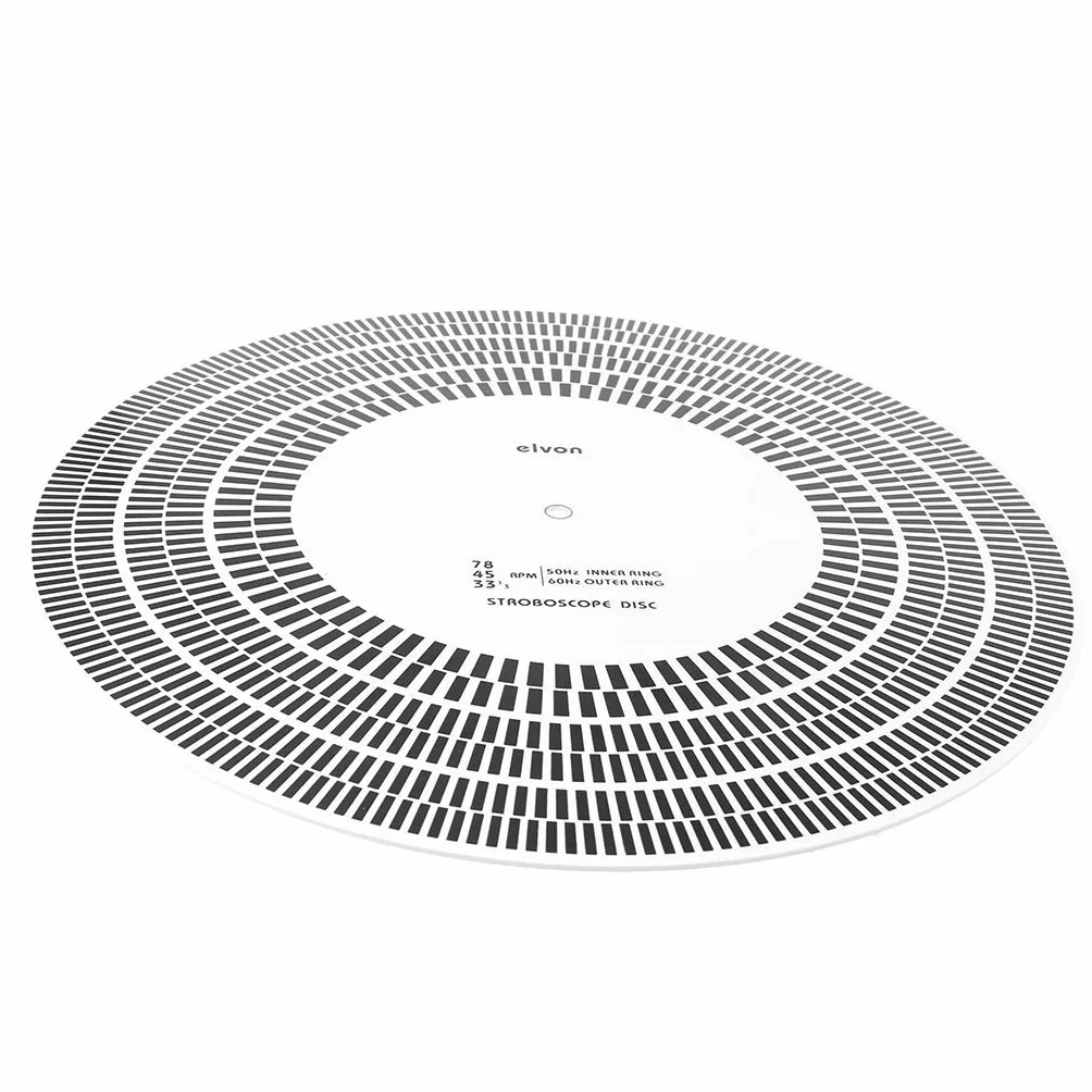 DollaTek Estroboscópico Disco de Vinilo Calibración Tacómetro 33 45 78 RPM