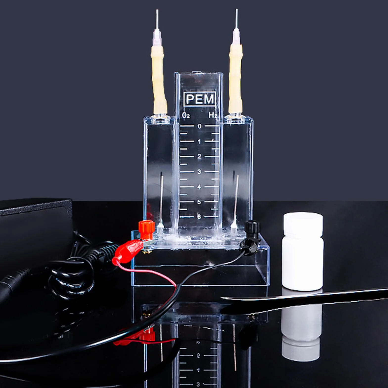 Aparatos de electrólisis de agua de laboratorio para experimento de generación de oxígeno