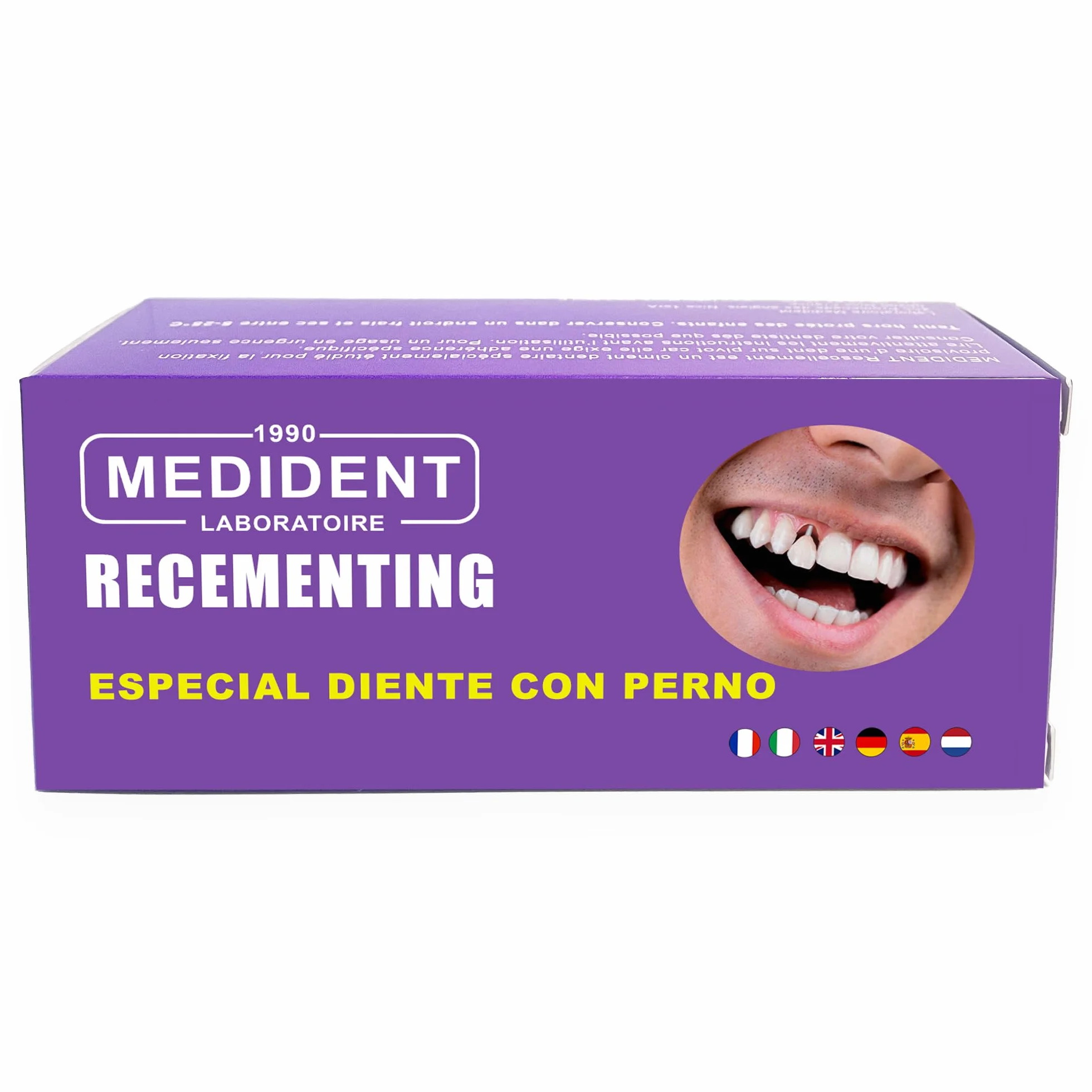 Kit de fijación especial para pegar dientes pivote, fijación extrafuerte