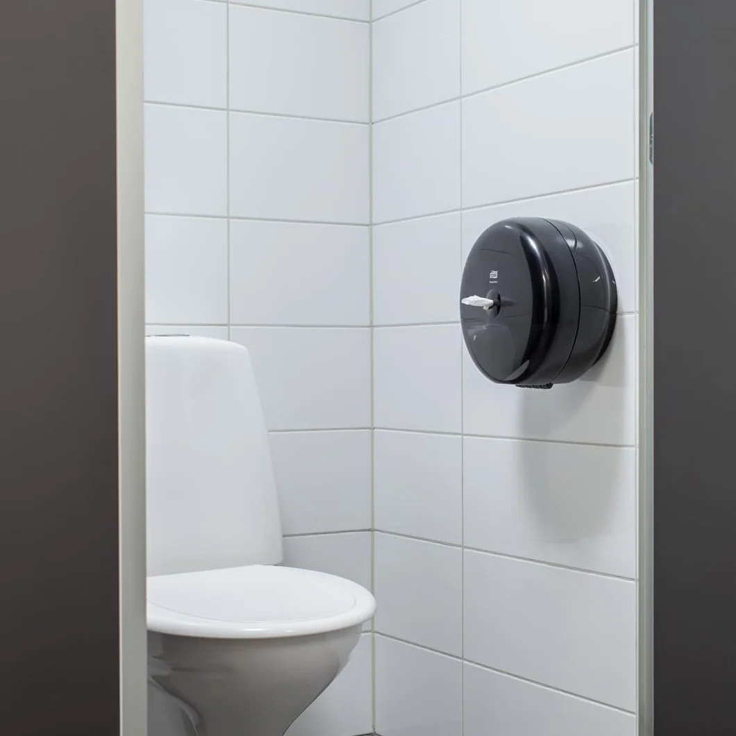 Tork SmartOne Mini Dispensador de Papel Higiénico Negro T9 681008 Alta Capacidad