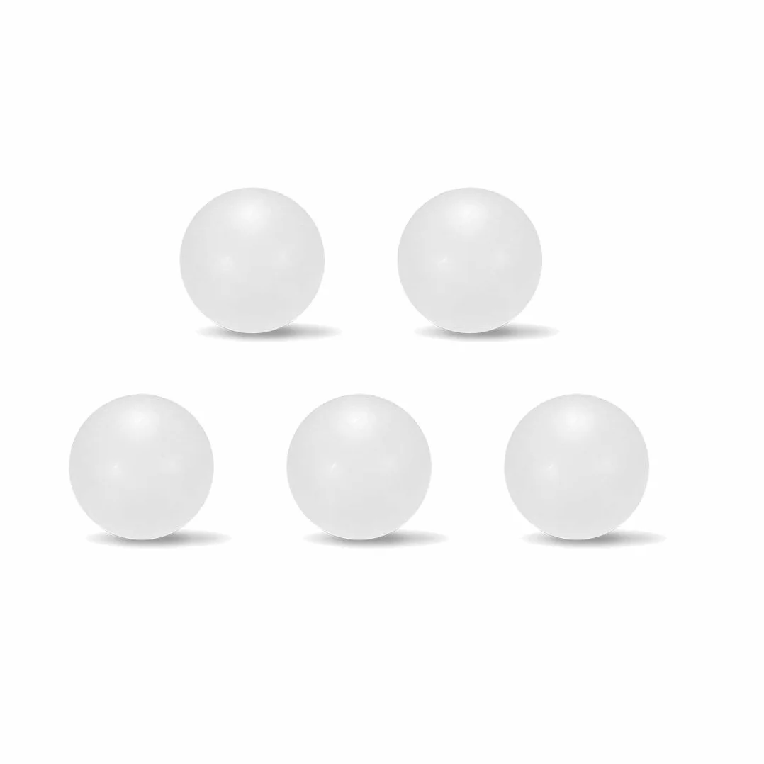 sourcing map Bolas de plástico sólido de PP de 18mm, Rodamiento de bolas de precisión 10 unidades